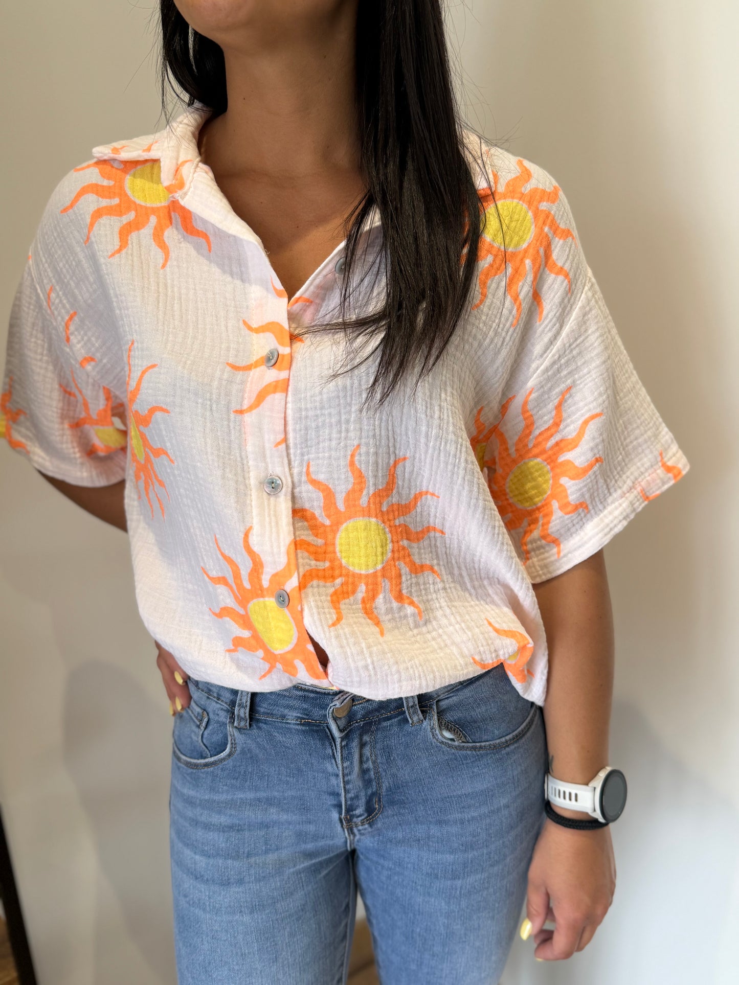 Chemise Rosane orange