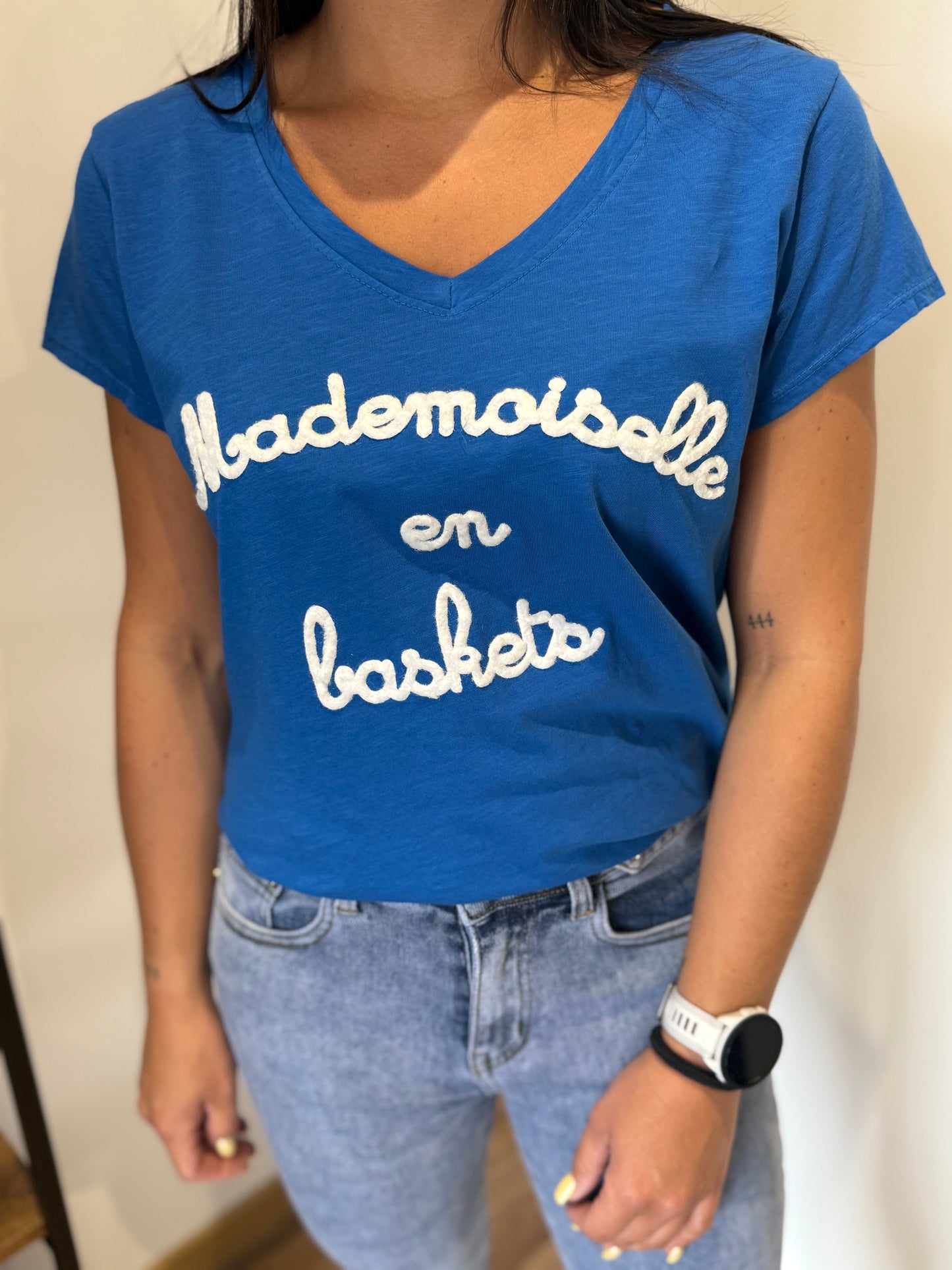 Teeshirt mademoiselle Bleu