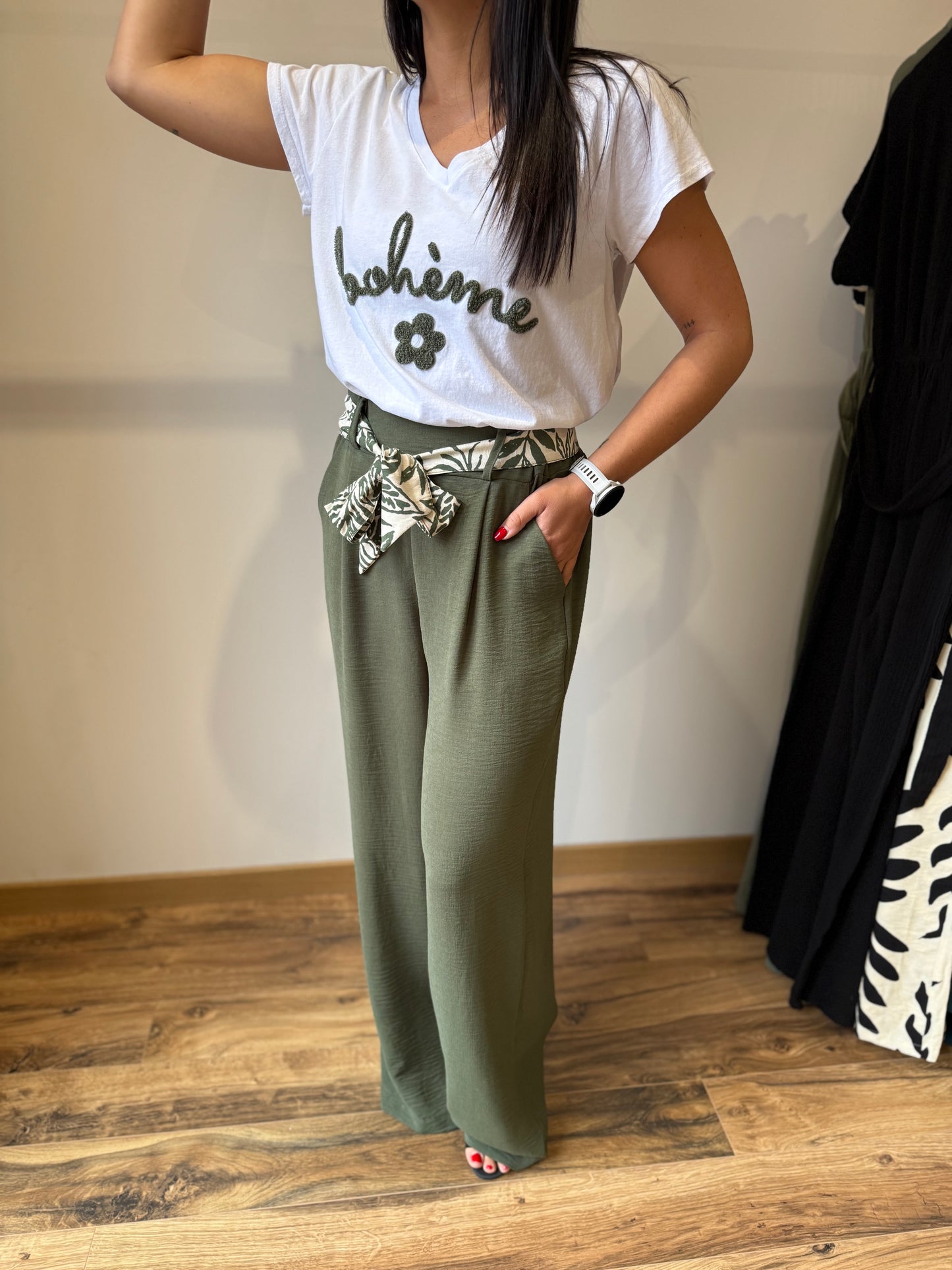Pantalon Eliam kaki