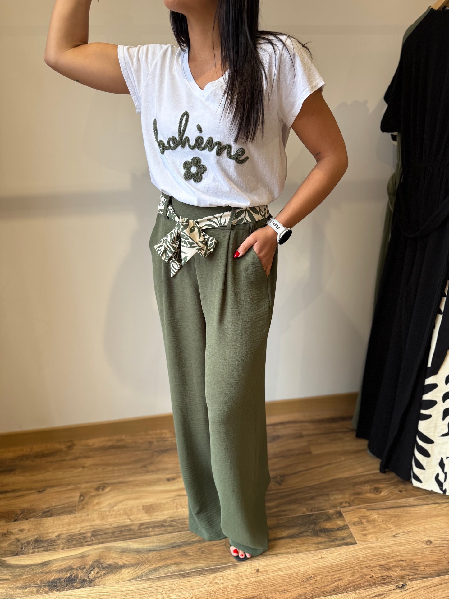 Pantalon Eliam kaki