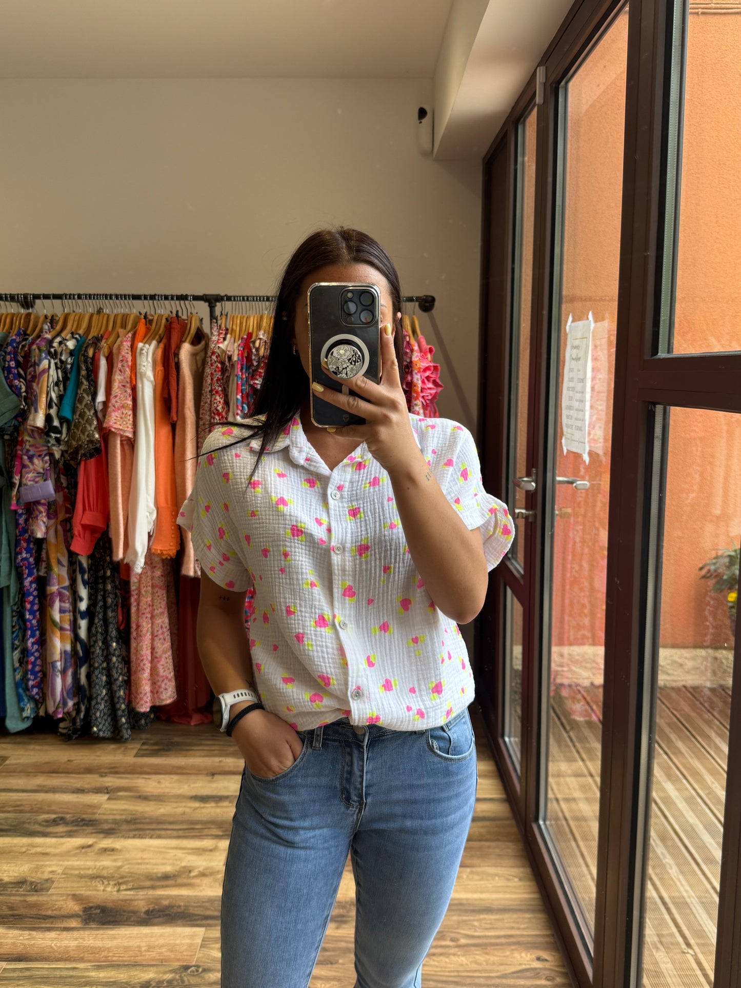 Chemise Lidia jaune