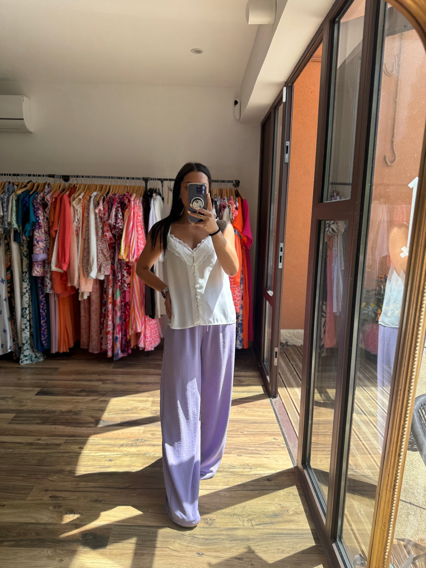 Pantalon Ira lilas