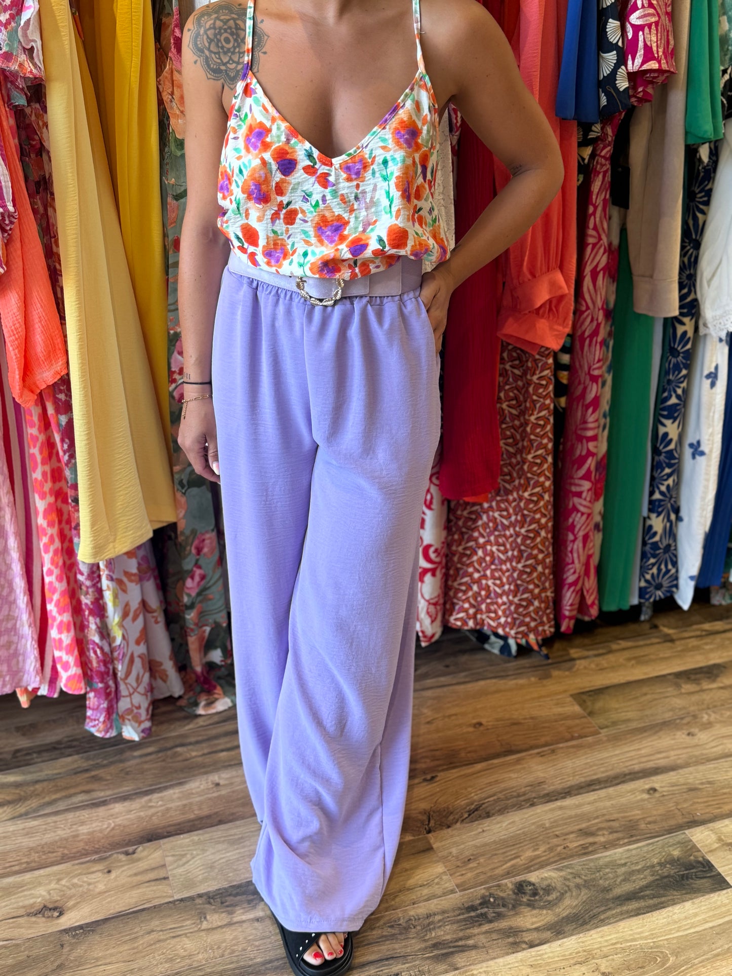 Pantalon Ira lilas