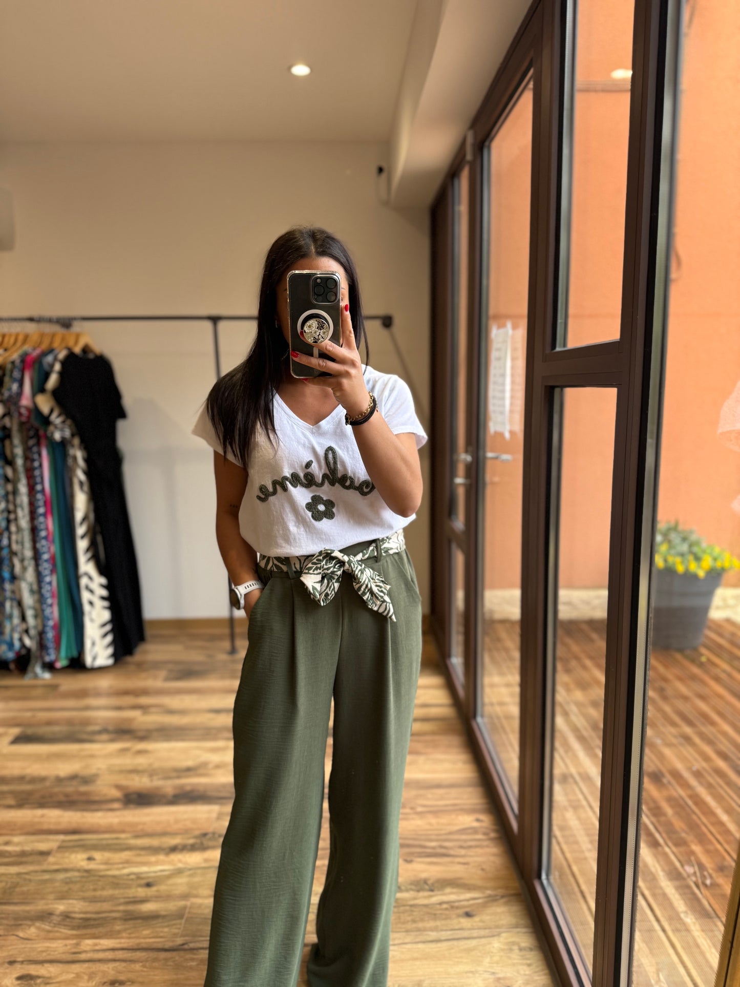 Pantalon Eliam kaki
