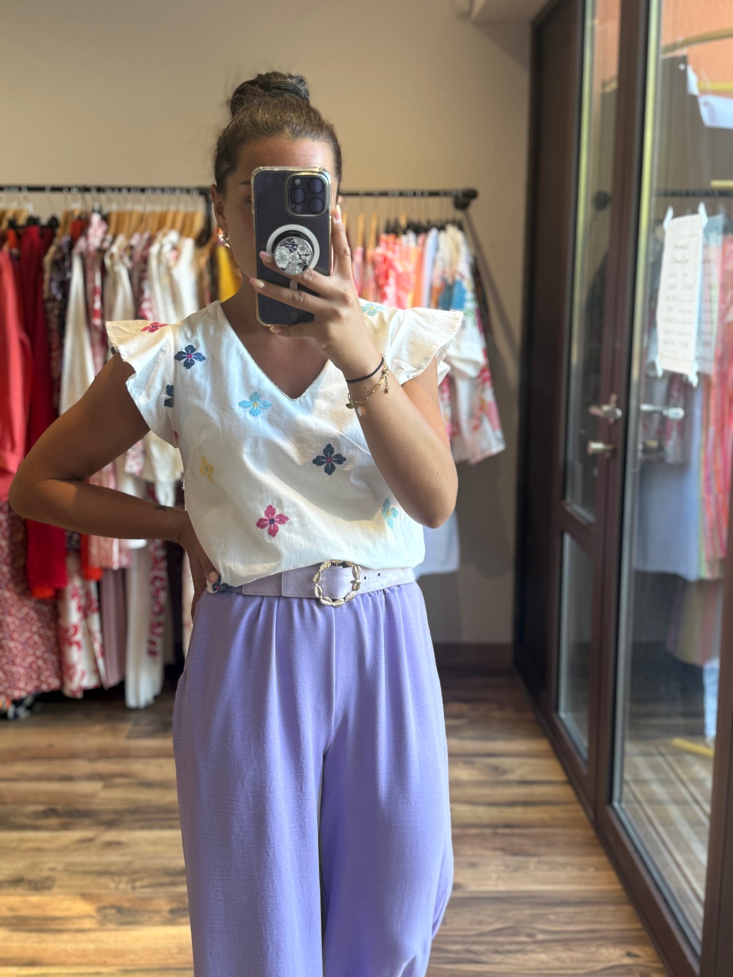 Pantalon Ira lilas