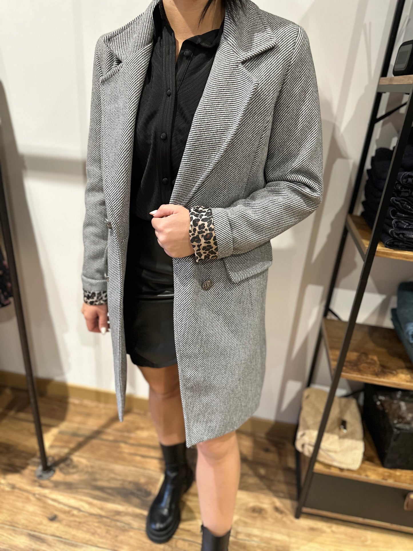 Manteau Liska gris