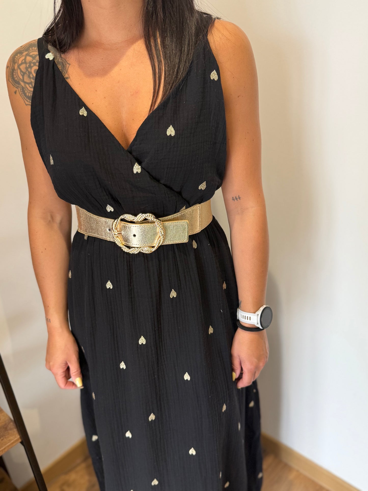 Robe longue Kara Noir