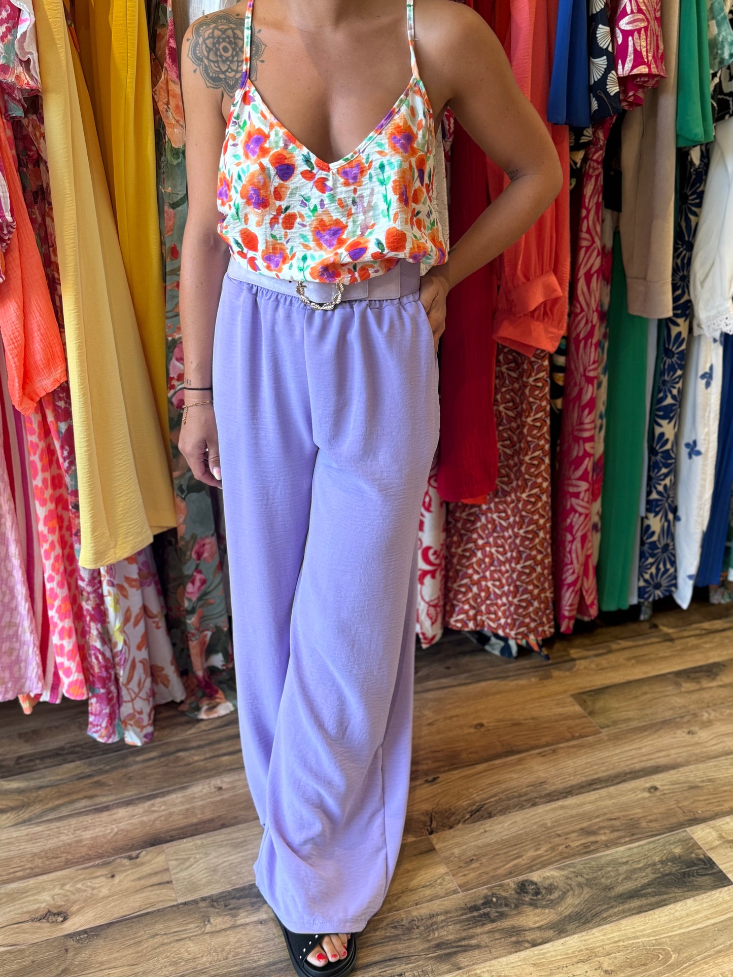 Pantalon Ira lilas