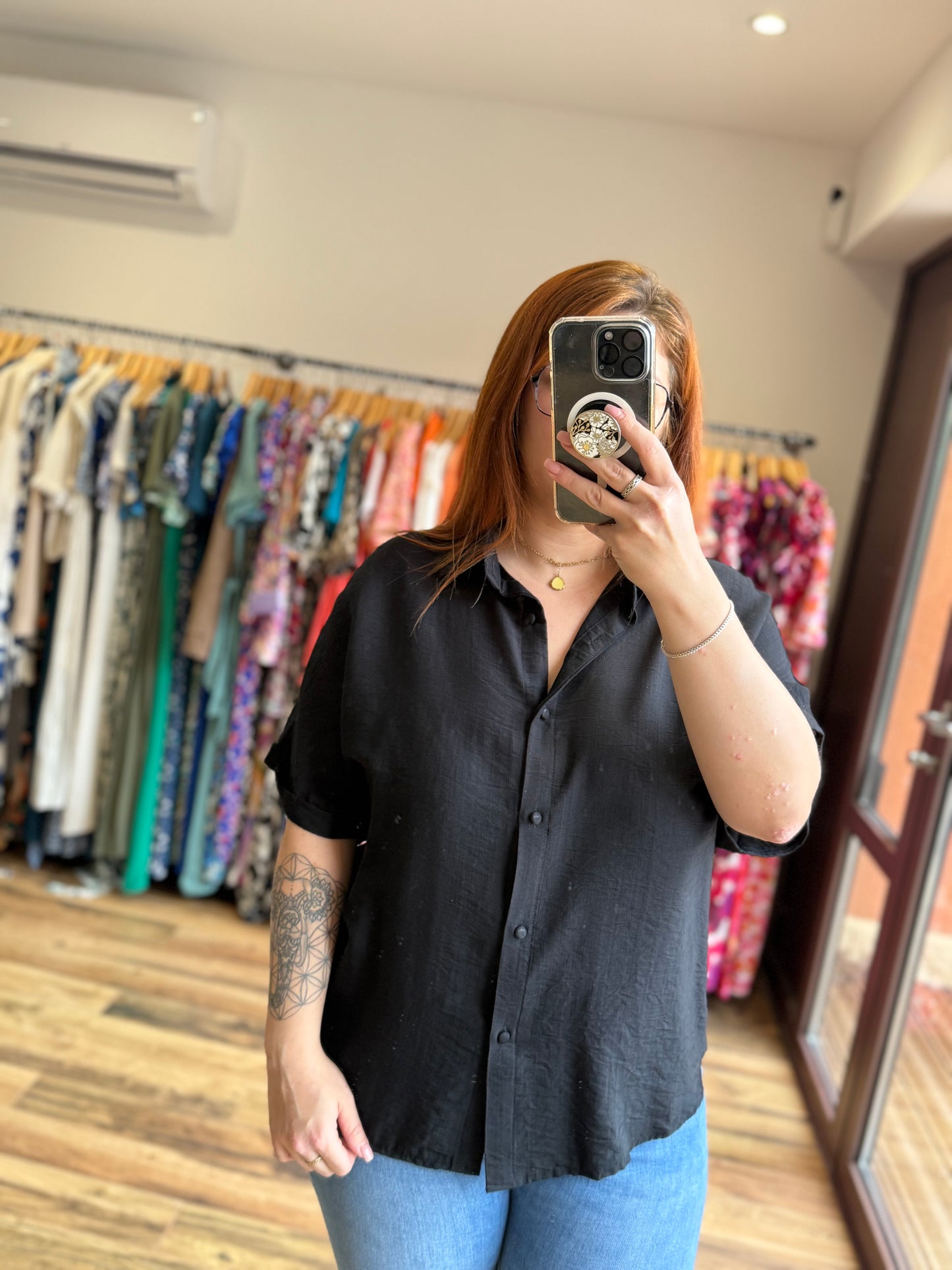 Chemise Cyan curvy
