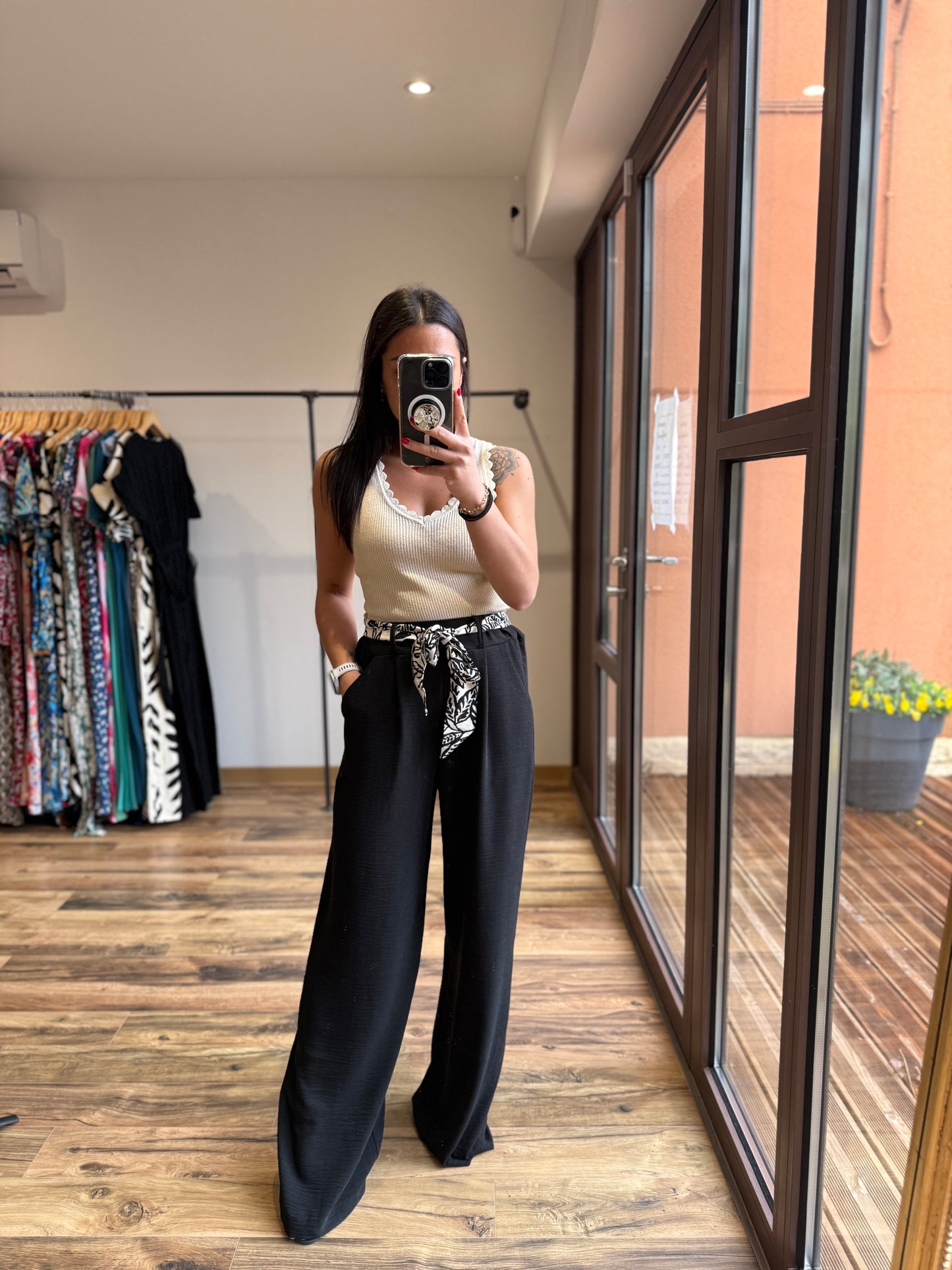 Pantalon Eliam noir