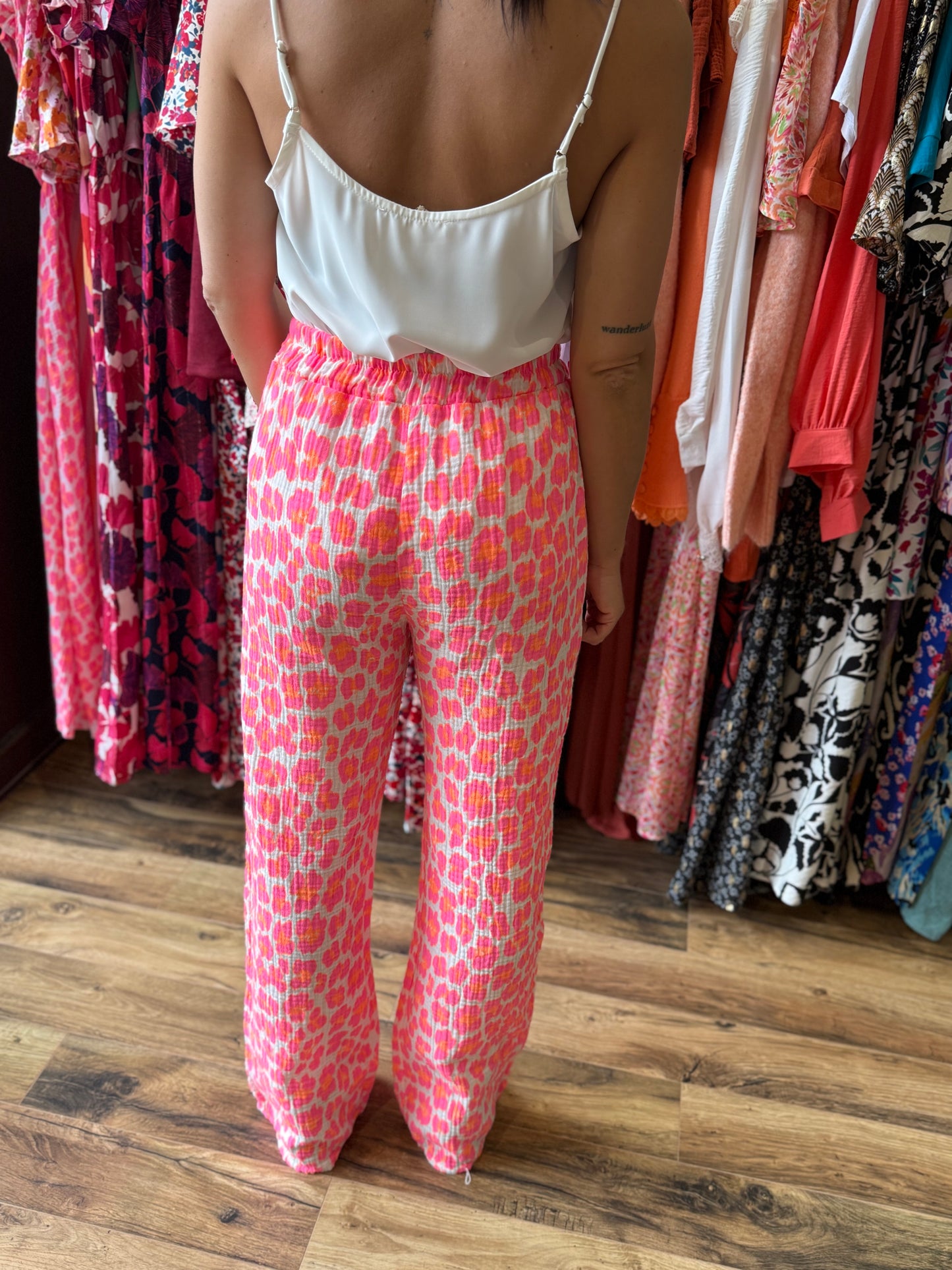 Pantalon Mahé fuchsia