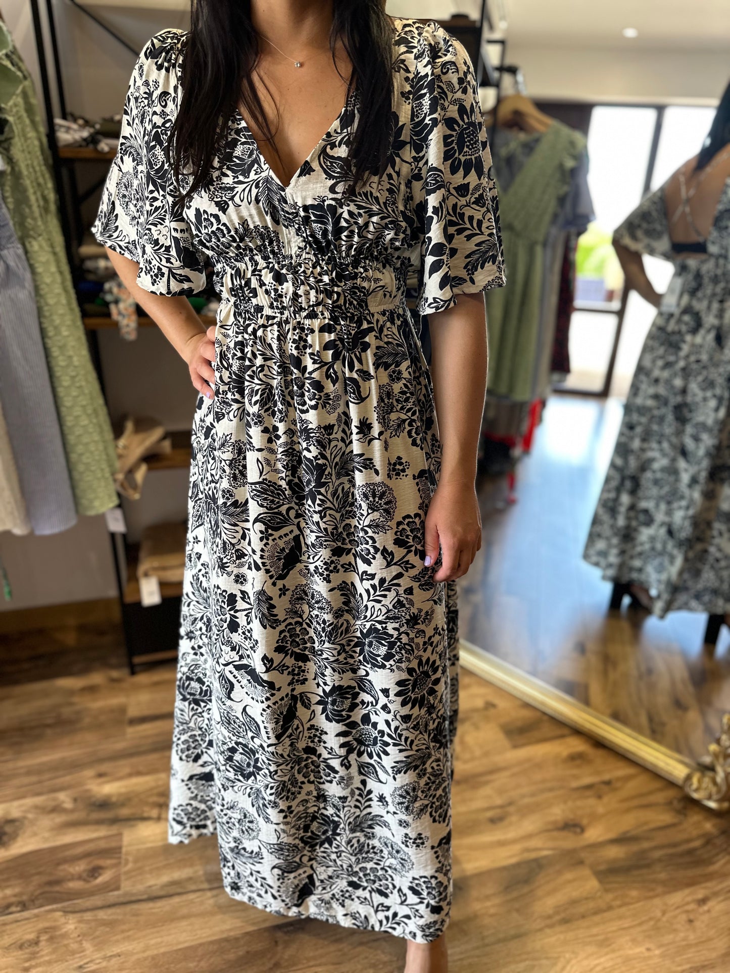 Robe longue Ismila noir