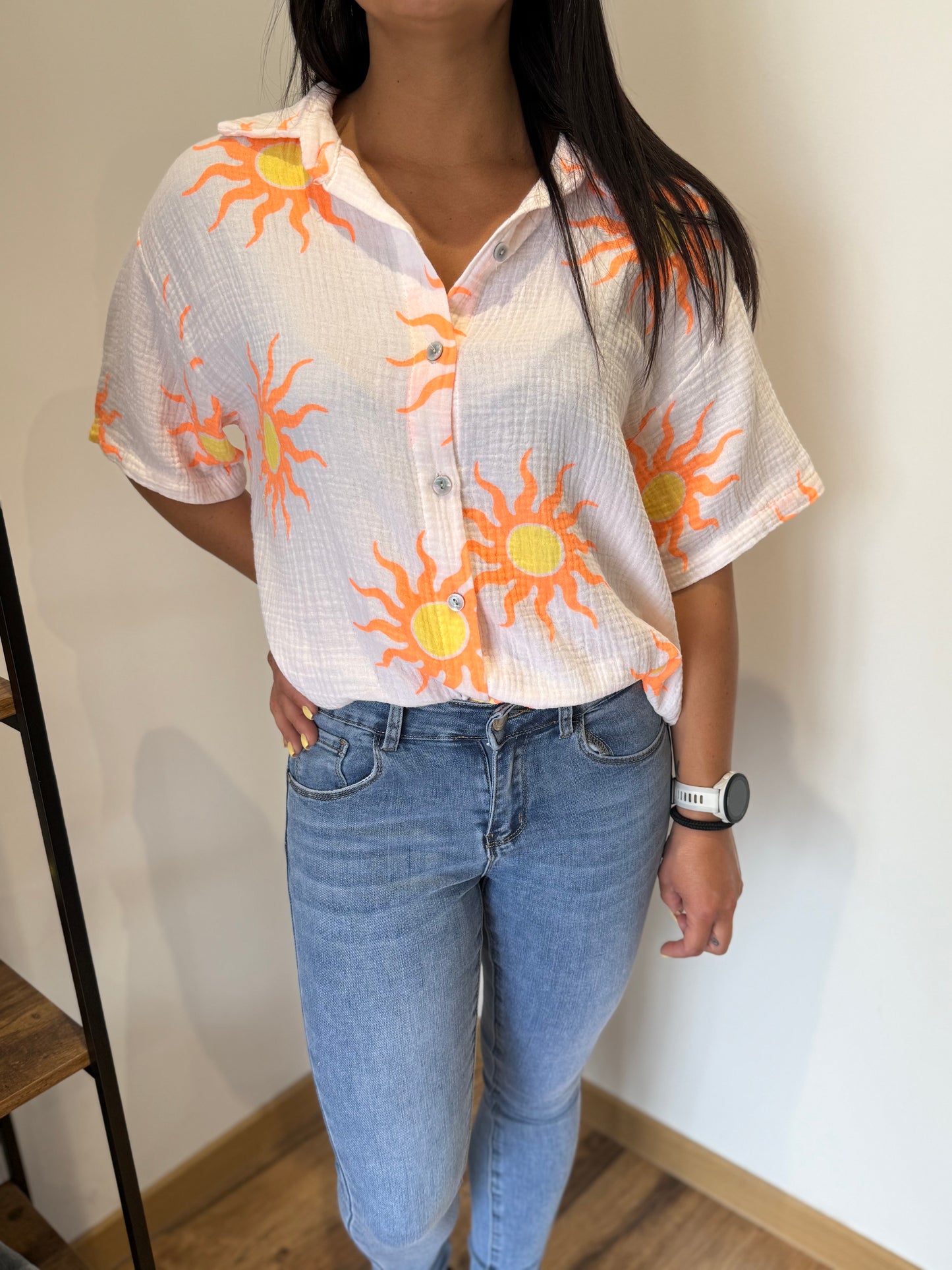 Chemise Rosane orange