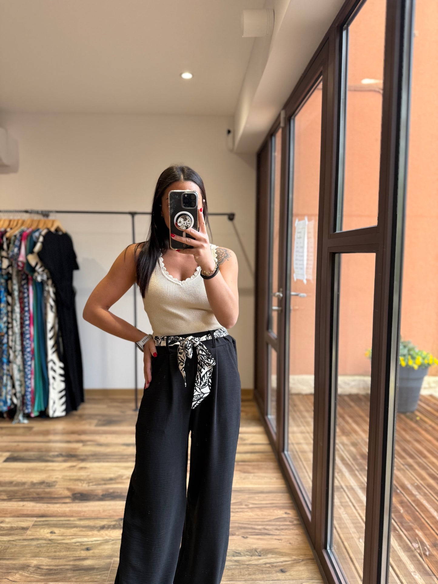Pantalon Eliam noir