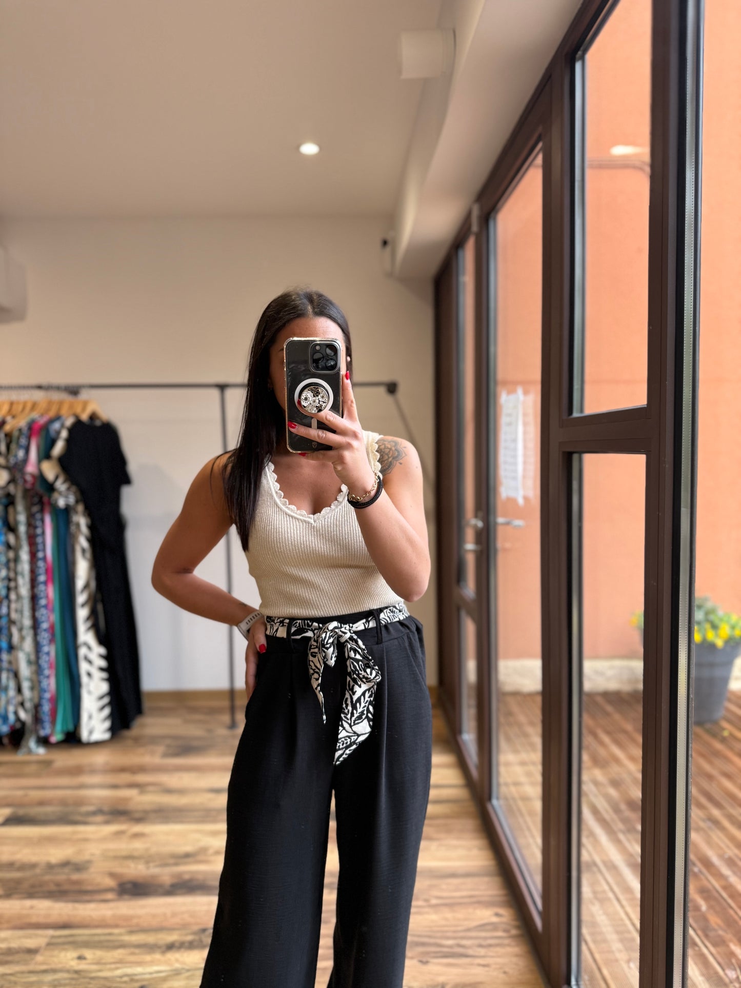 Pantalon Eliam noir