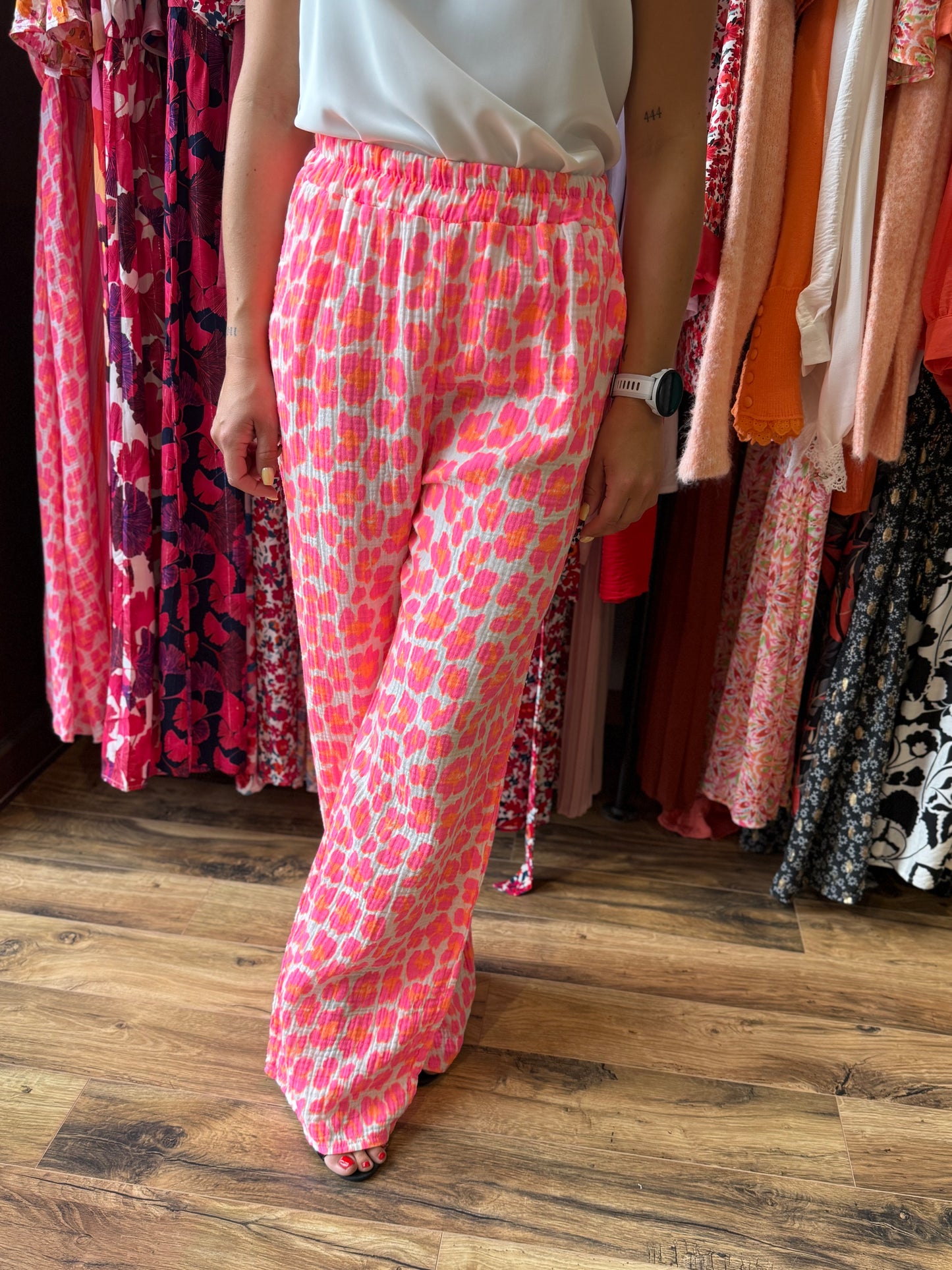 Pantalon Mahé fuchsia