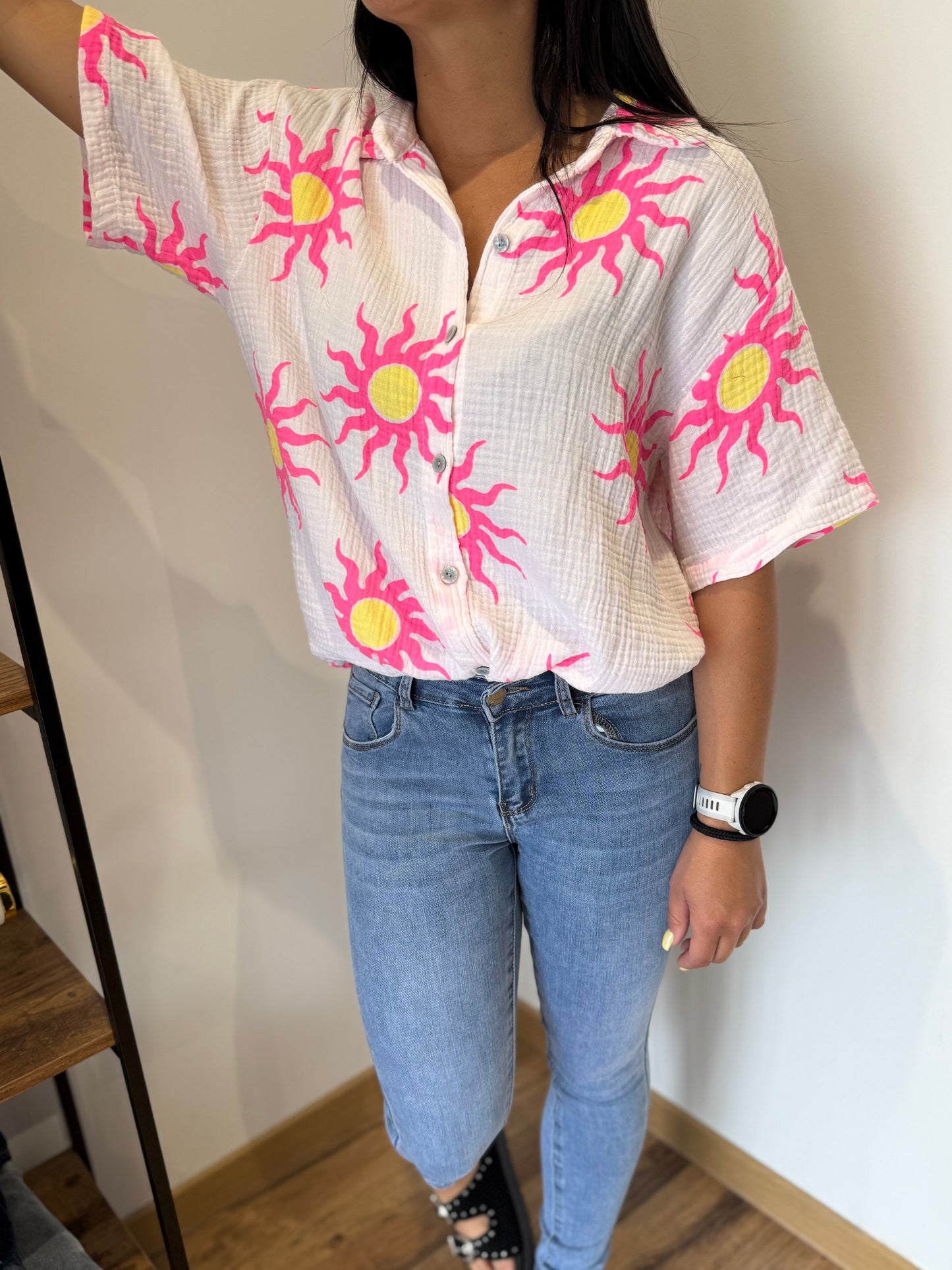 Chemise Rosane rose