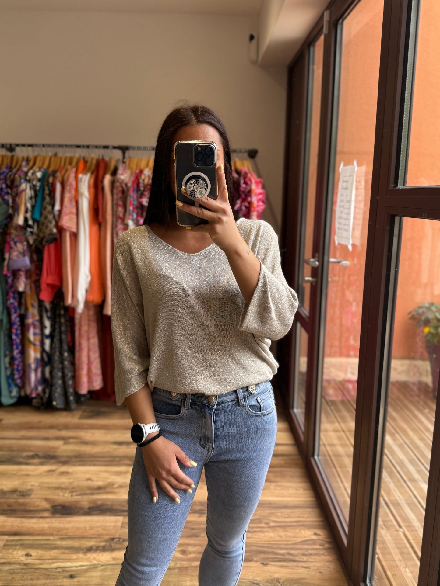 Top Janelle beige