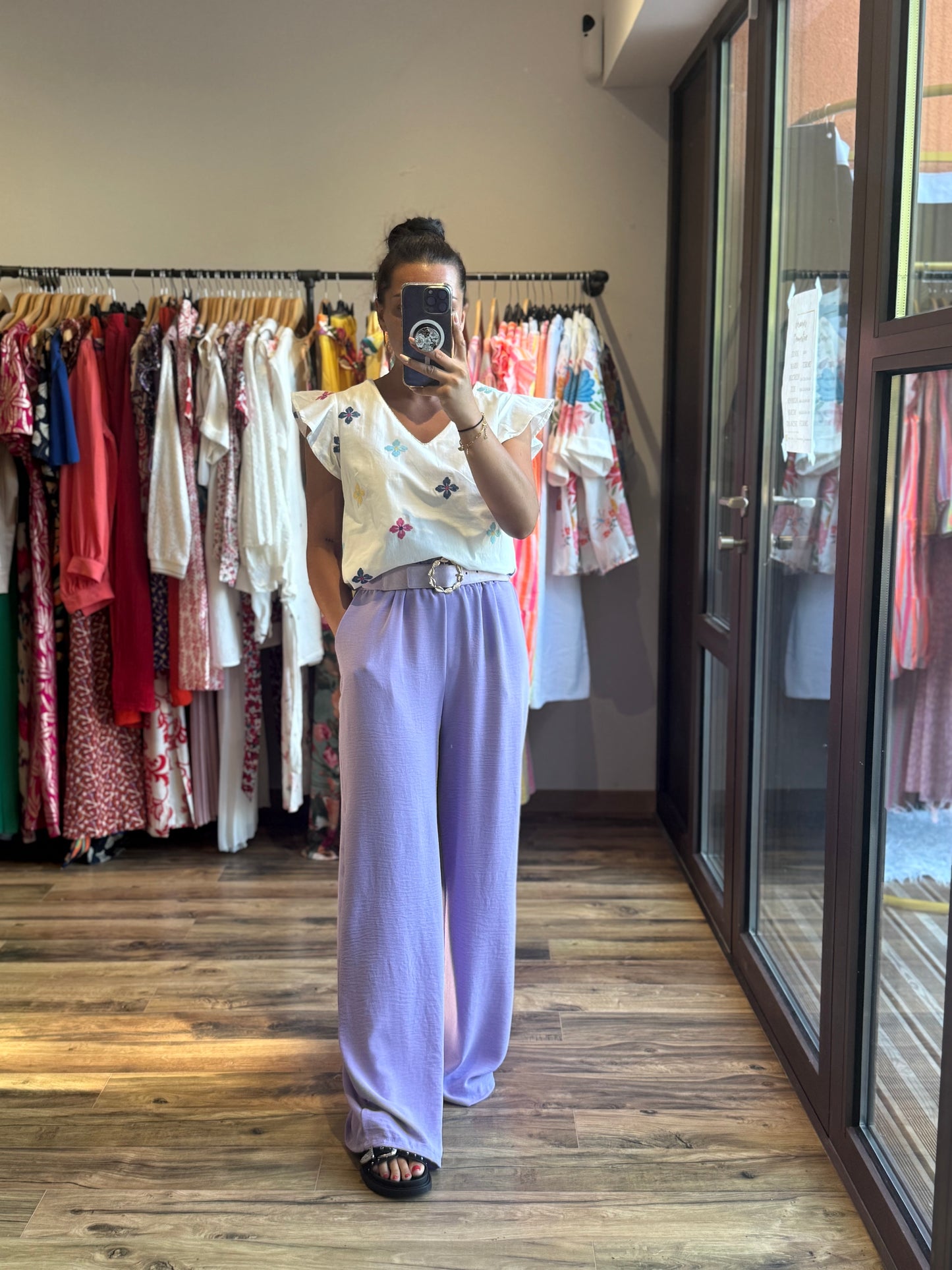 Pantalon Ira lilas
