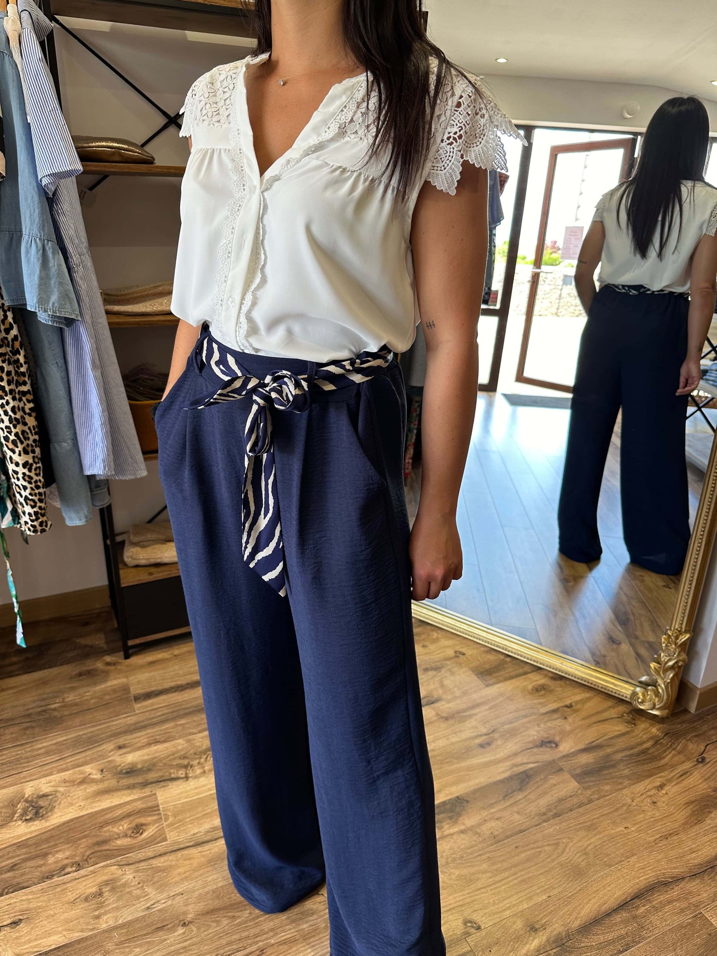 Pantalon Eliam marine