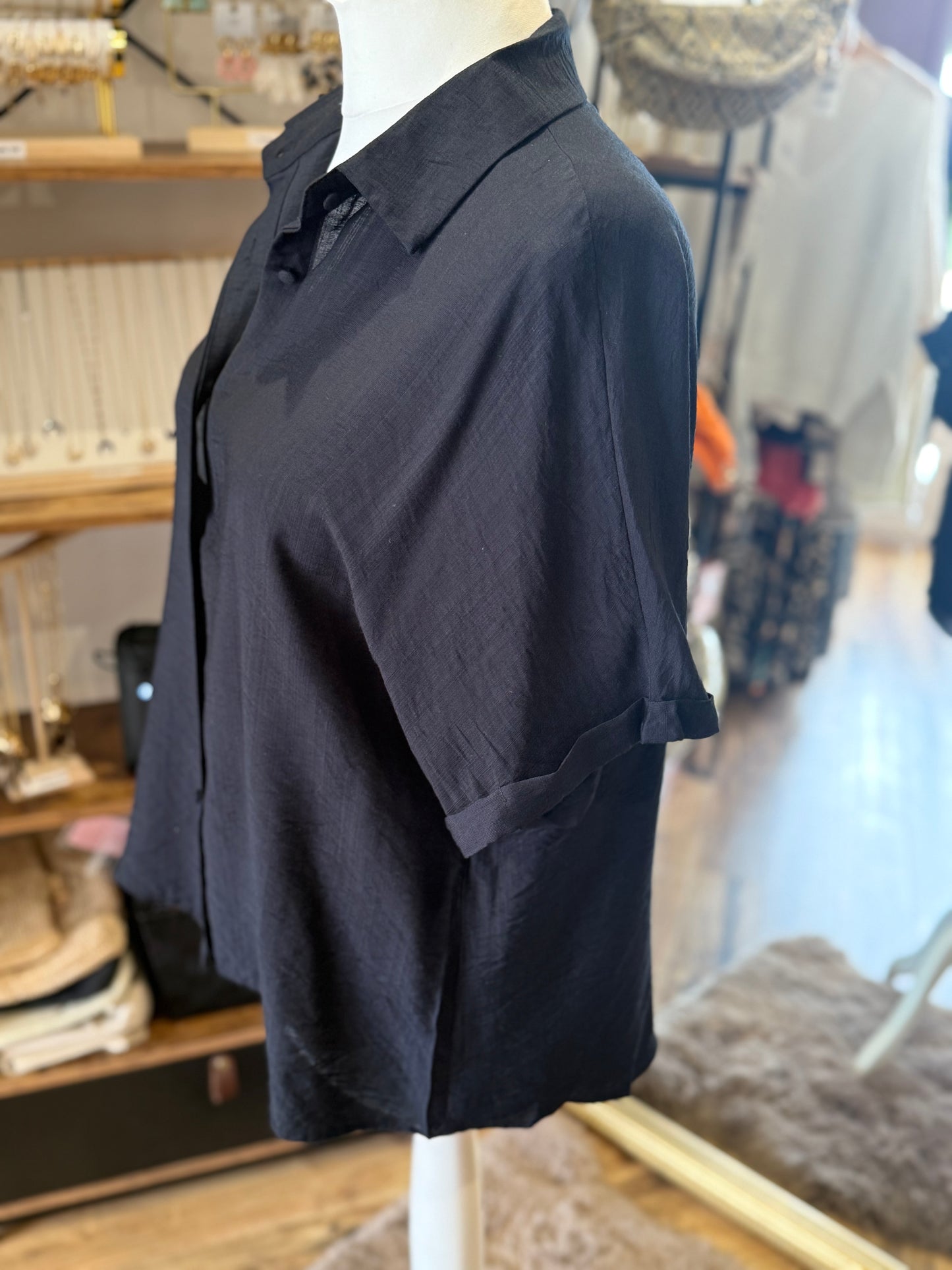 Chemise Cyan curvy