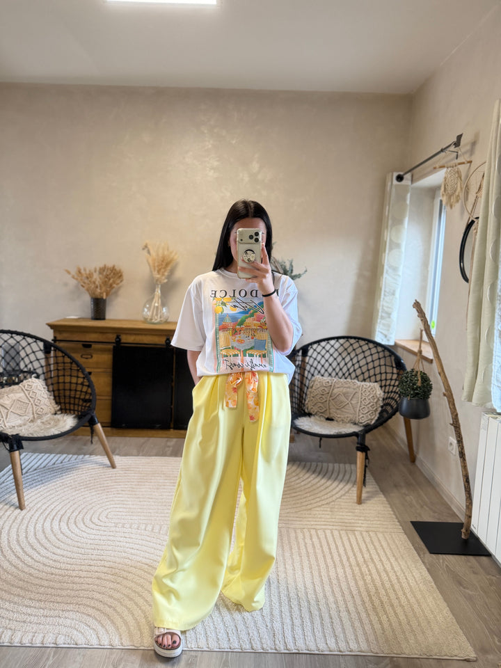 Pantalon Hella jaune