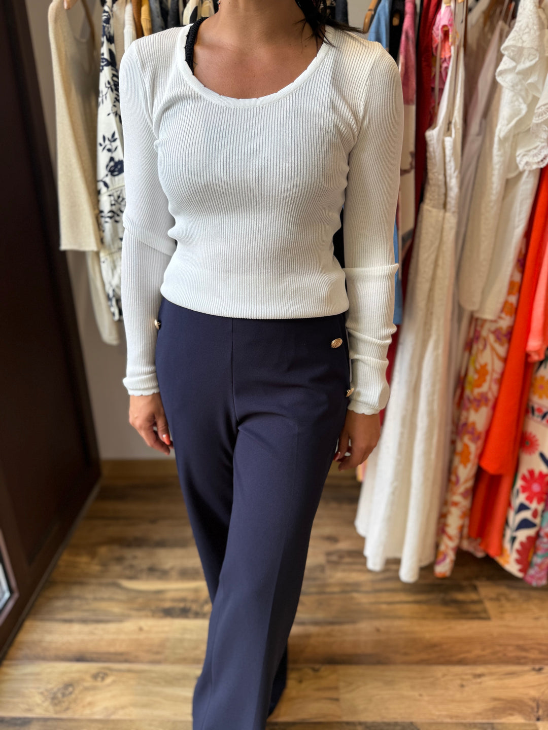 Pantalon Giulia marine