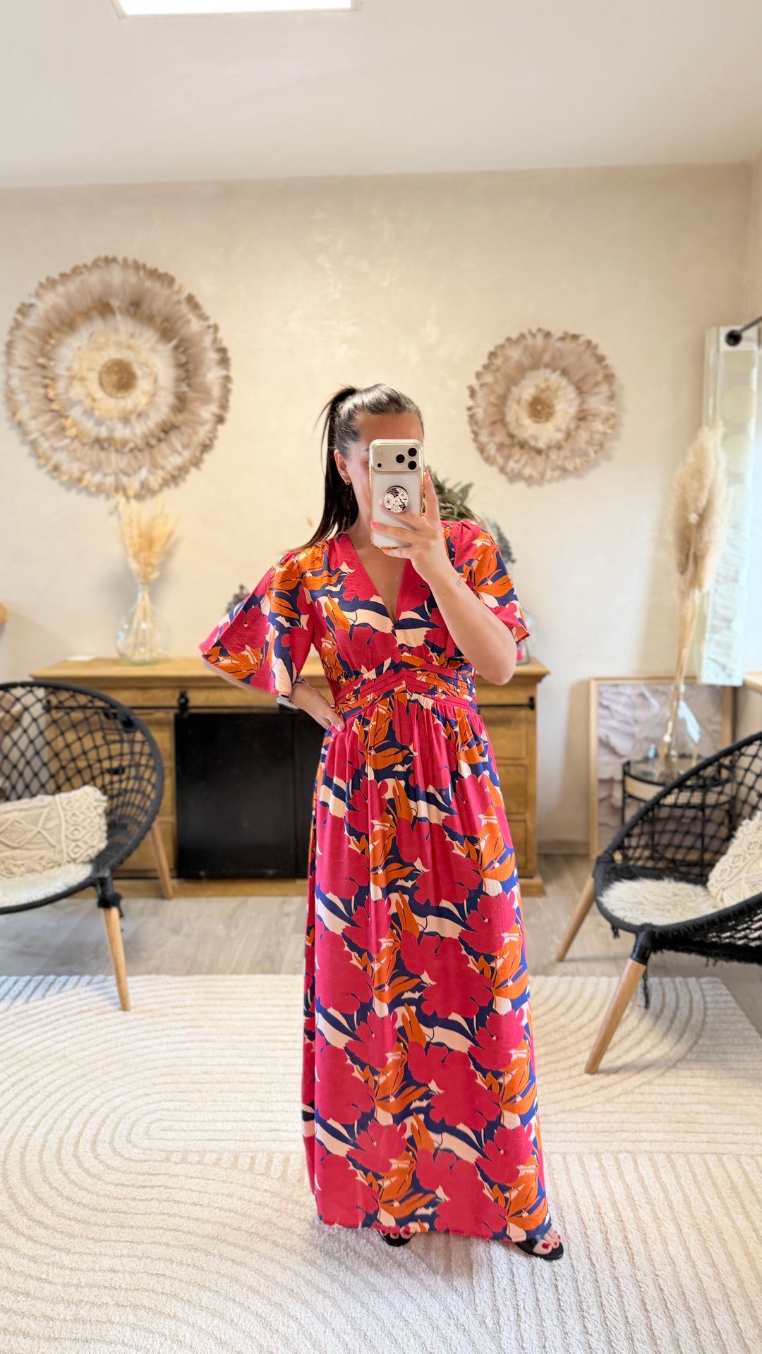 Robe longue Amelia CURVY