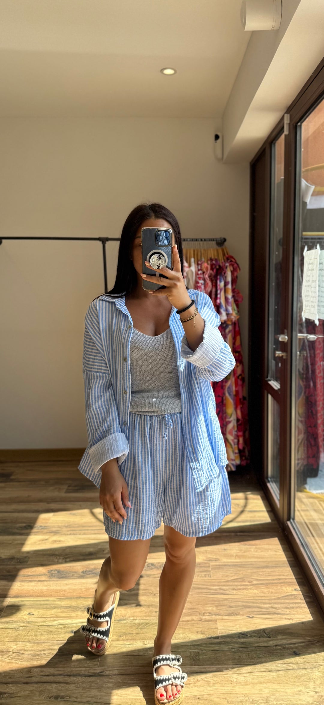 Top Afida bleu