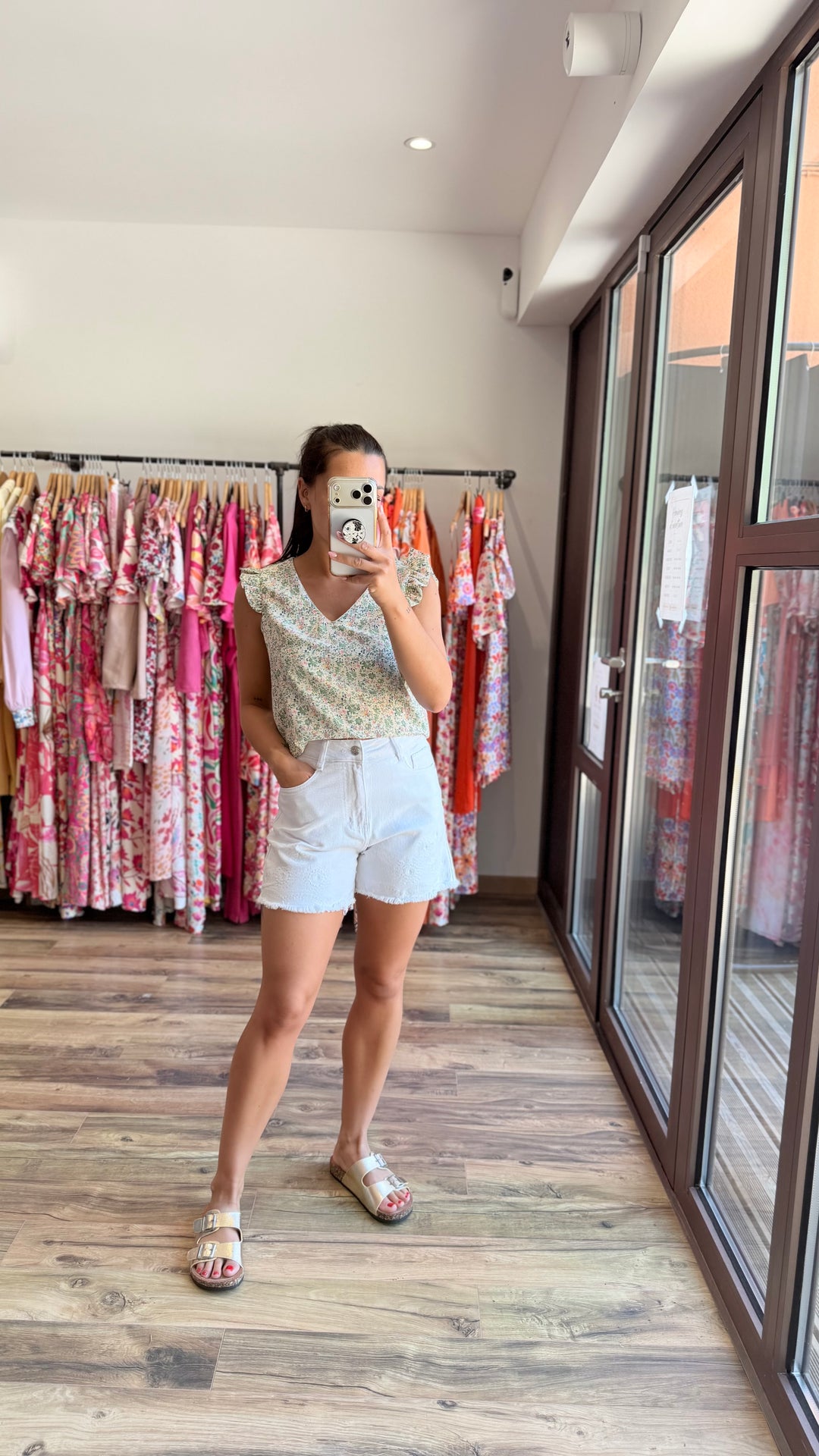 Blouse Simo verte