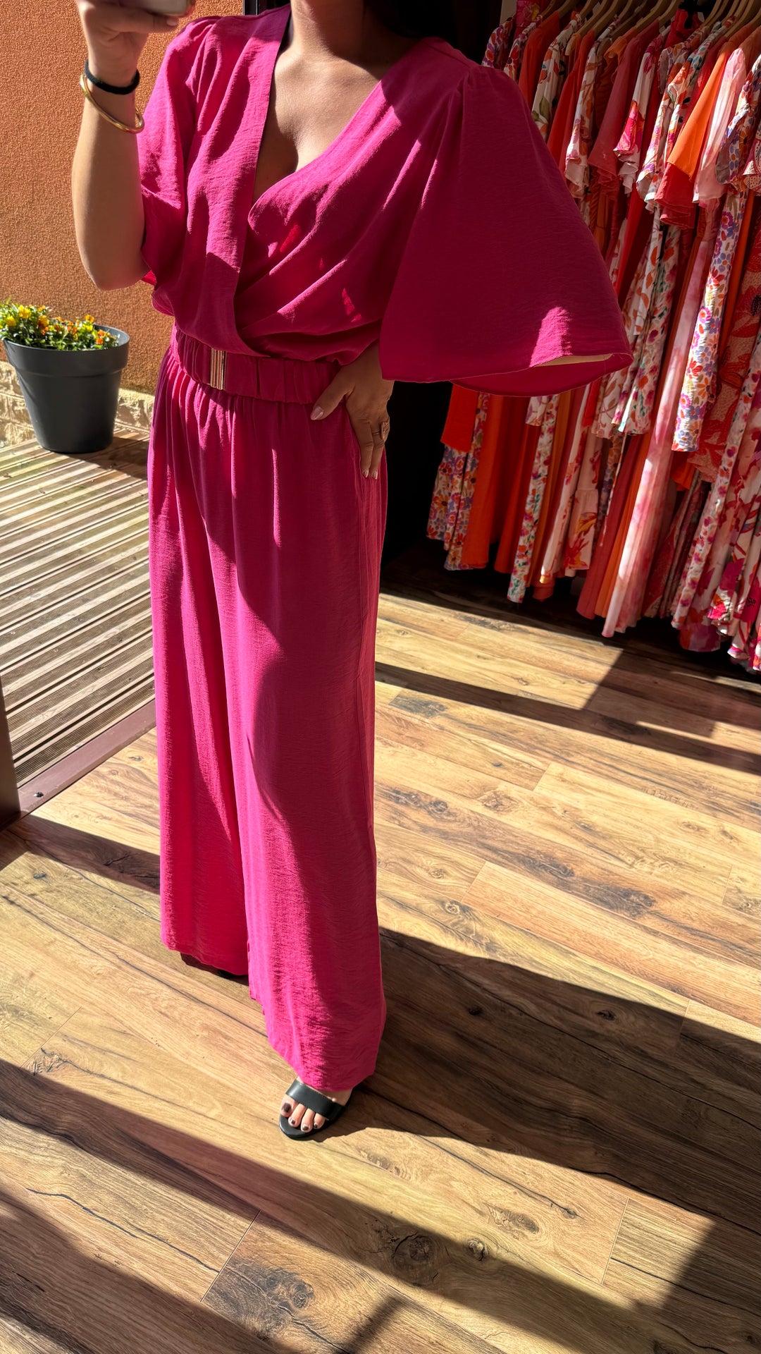 Combinaison Slomé rose fuschia CURVY