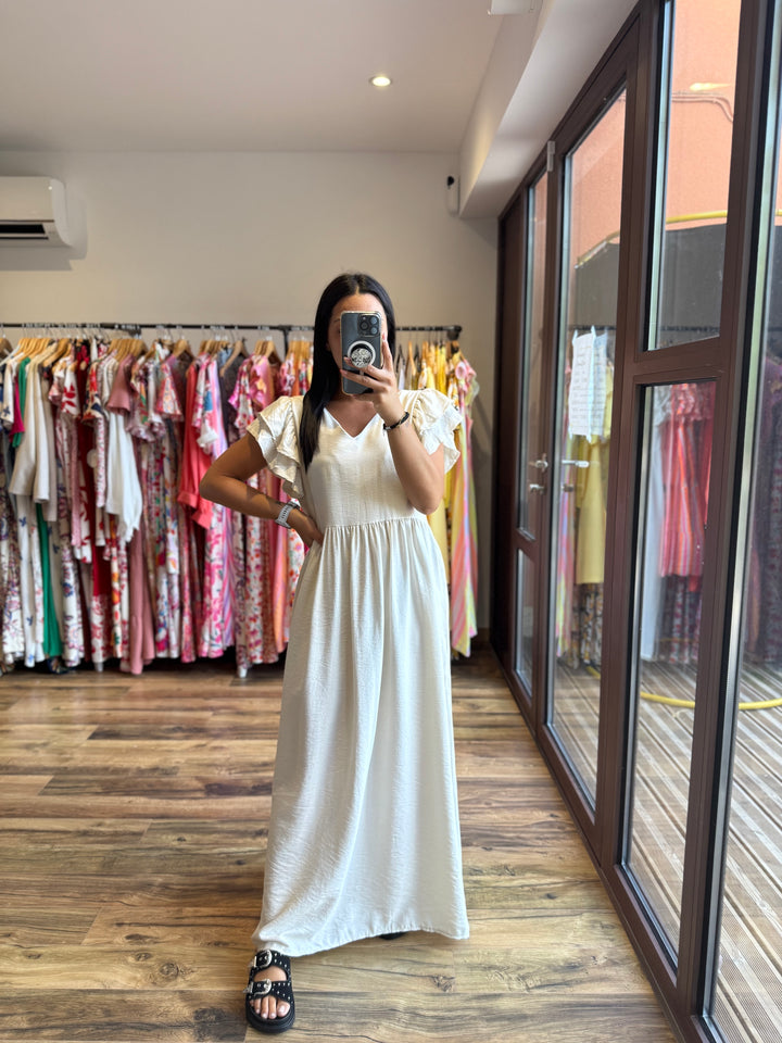 Robe Edmée beige