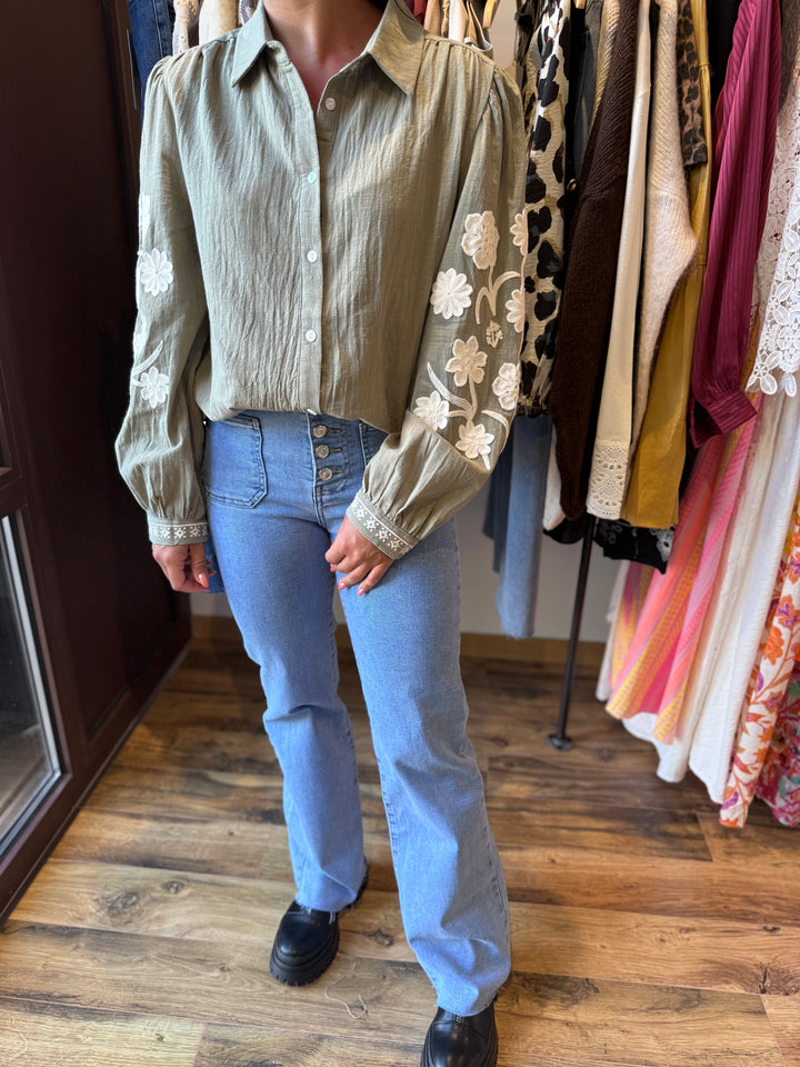 Chemise Louméa kaki