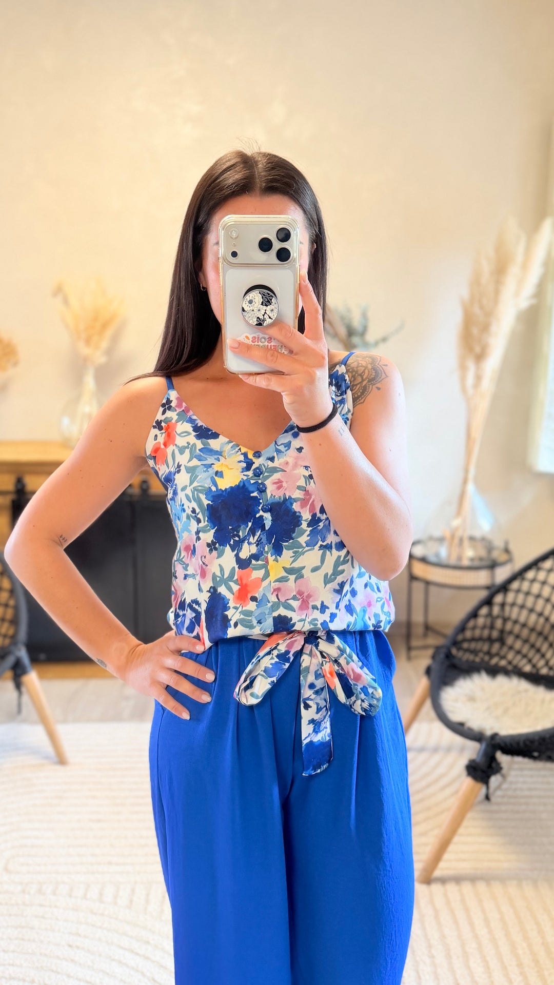 Top Hugo bleu CURVY