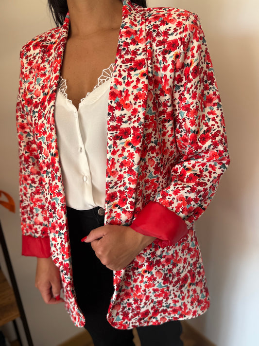Blazer fleuri