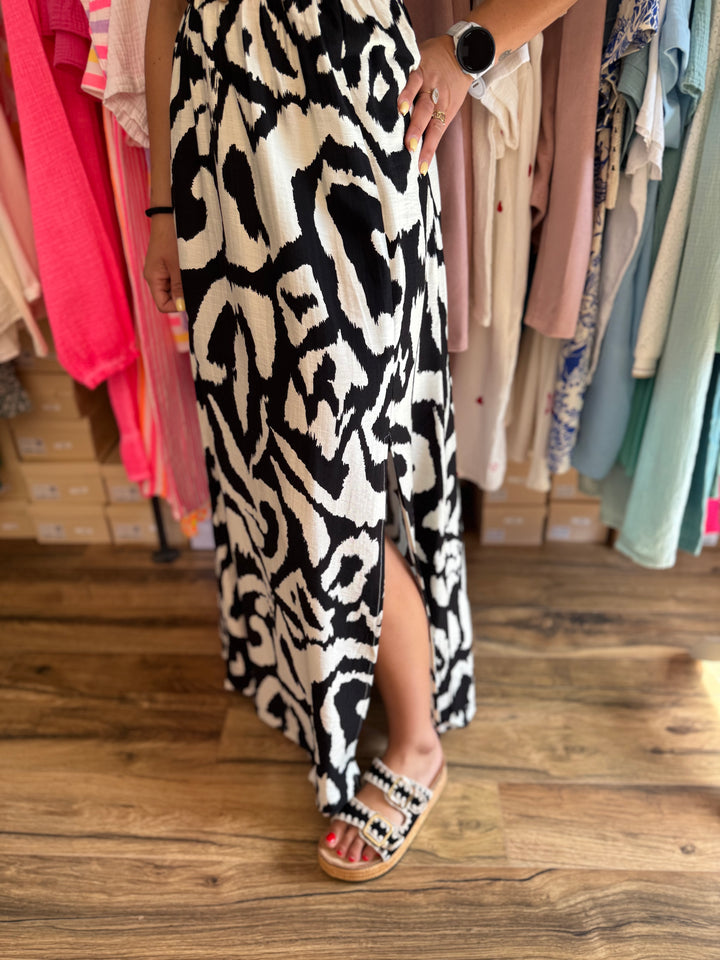 Robe longue Marc noir CURVY