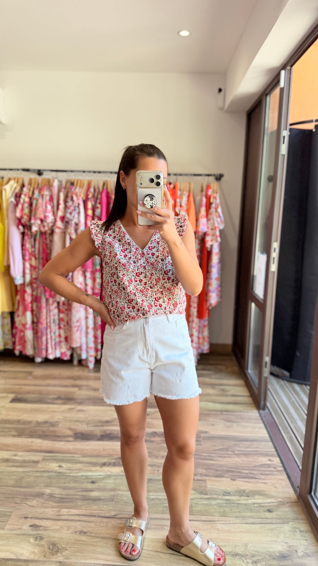 Blouse Simo rouge