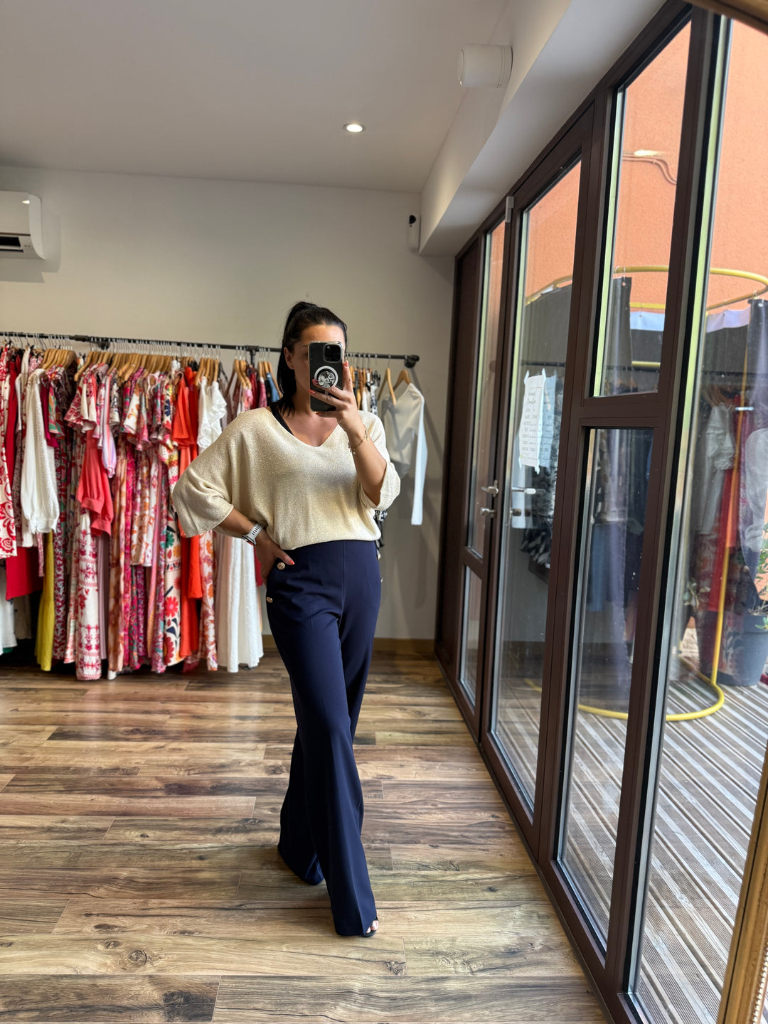 Pantalon Giulia marine