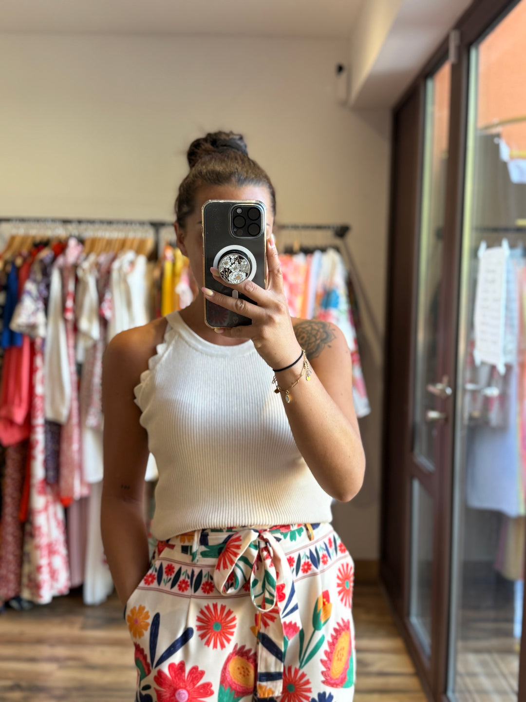 Top clément beige
