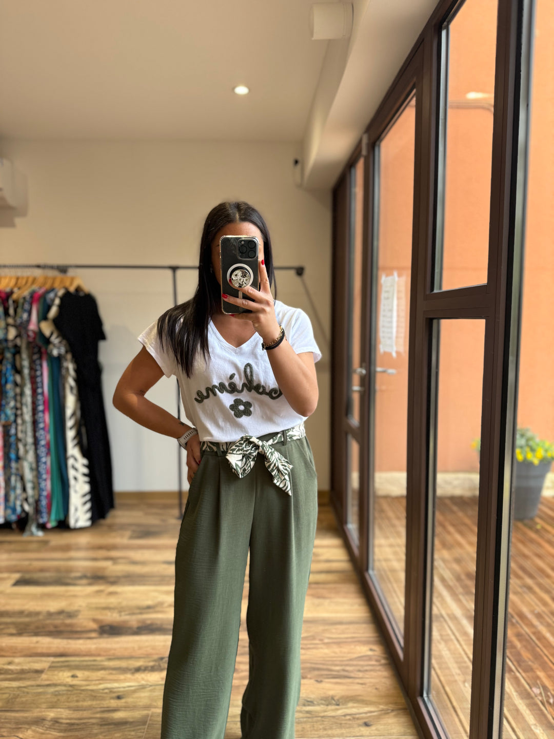 Pantalon Eliam kaki