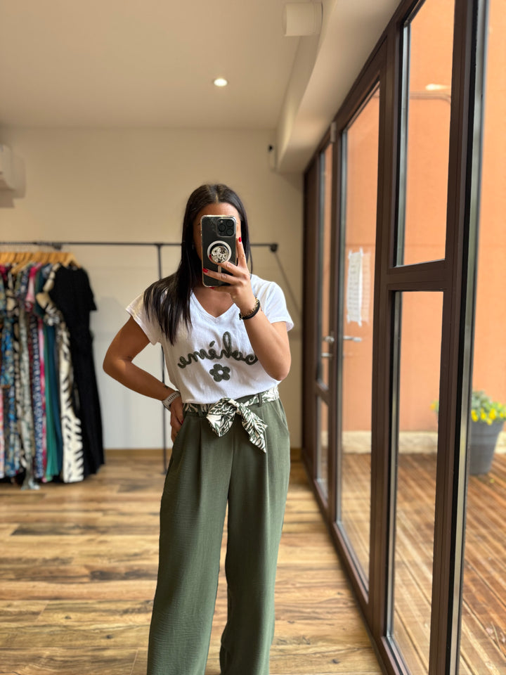 Pantalon Eliam kaki