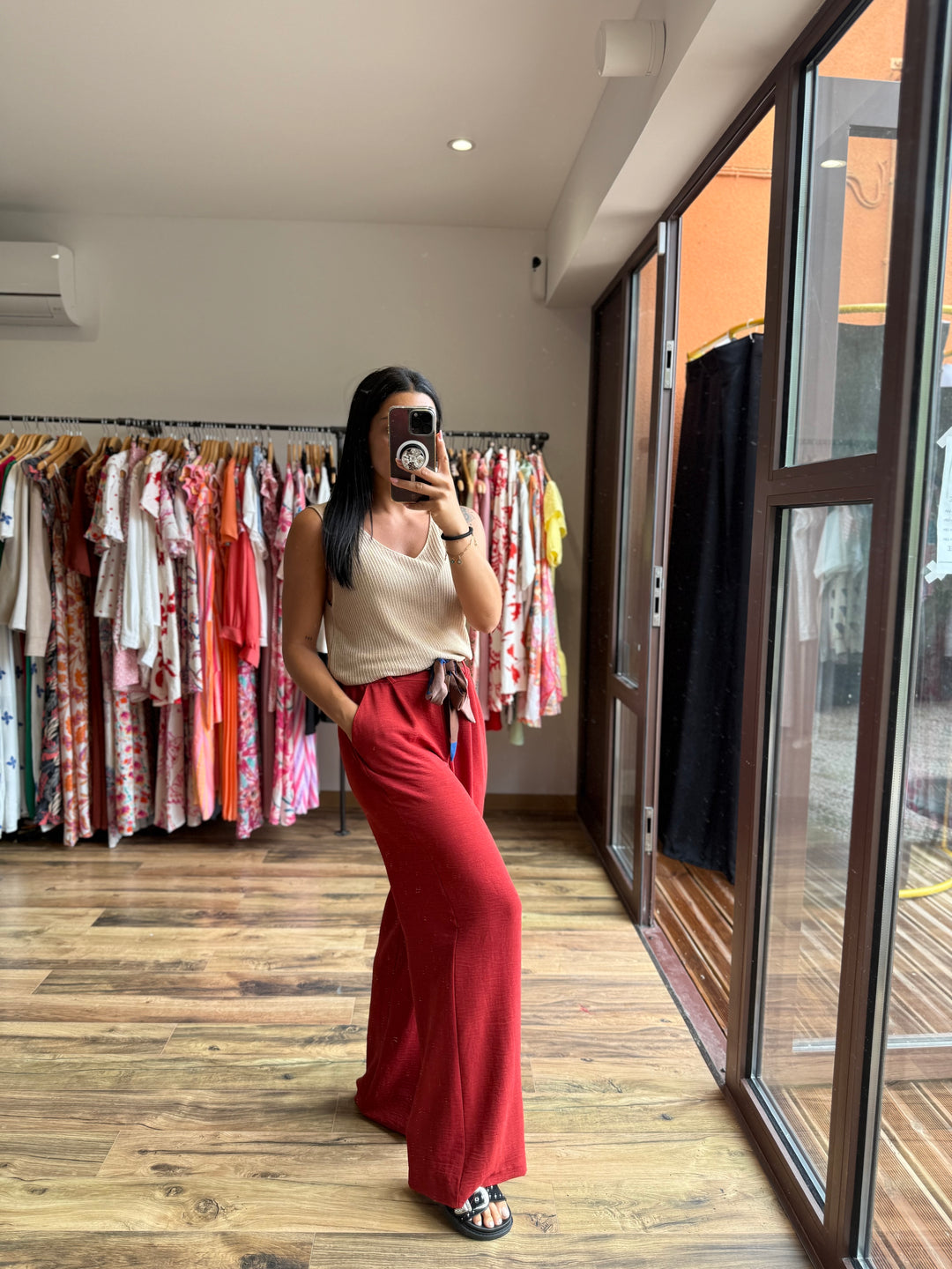 Pantalon Eliam Terracotta