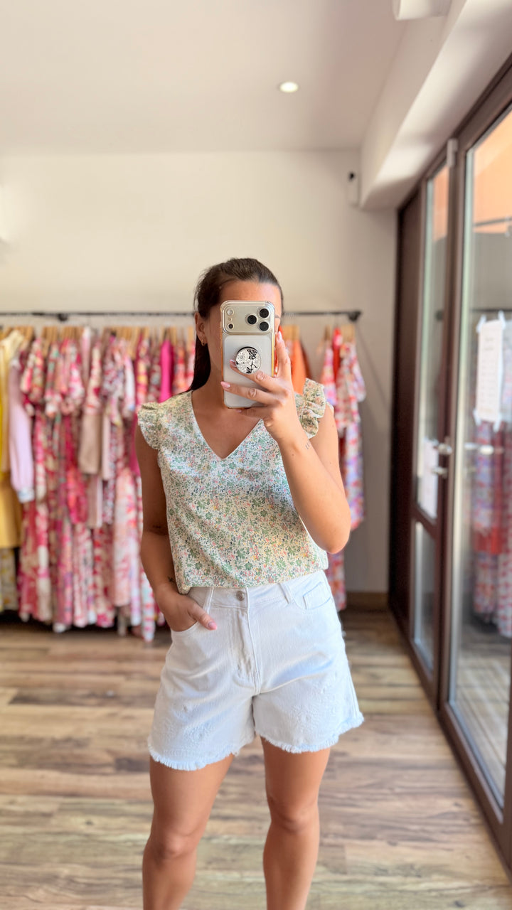 Blouse Simo verte