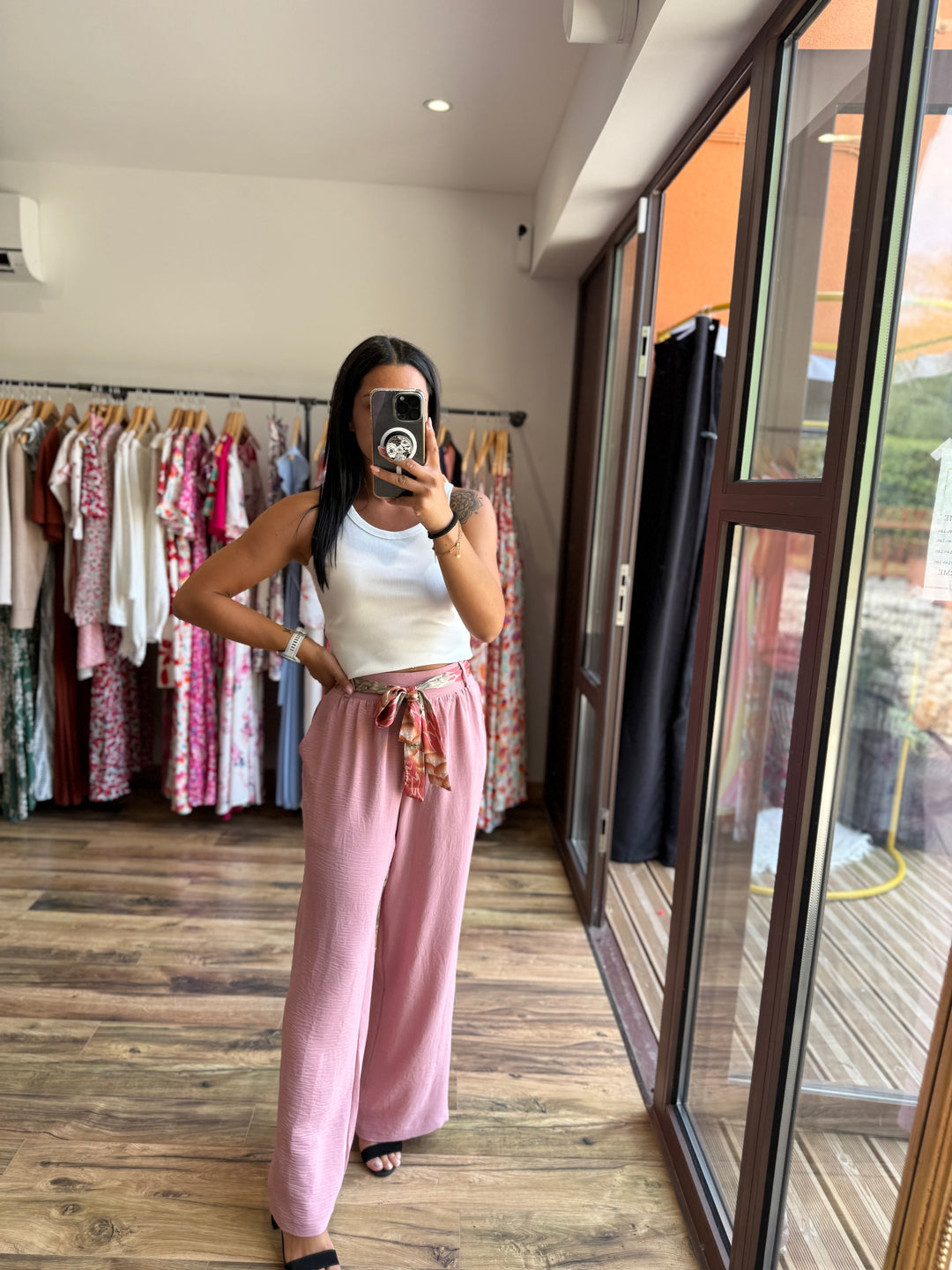 Pantalon Wilma rose CURVY