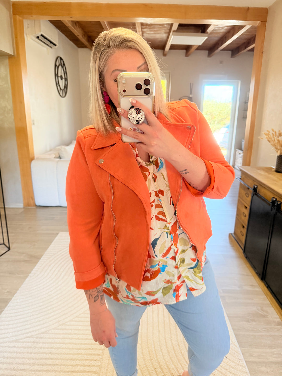 Veste suédine CURVY