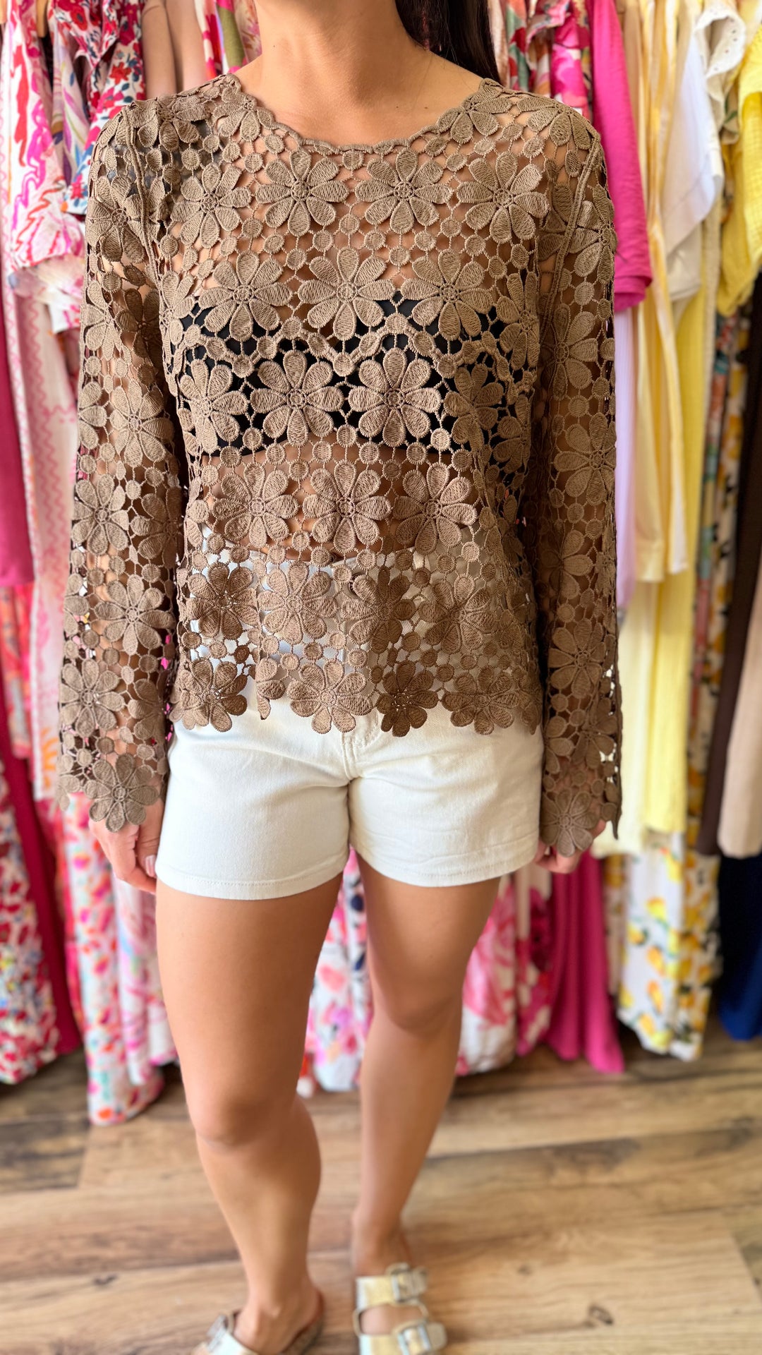 Top Lovelys crochet choco