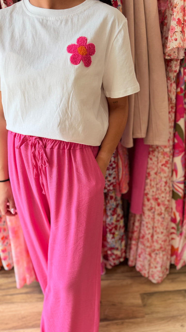 Pantalon Mopy rose F