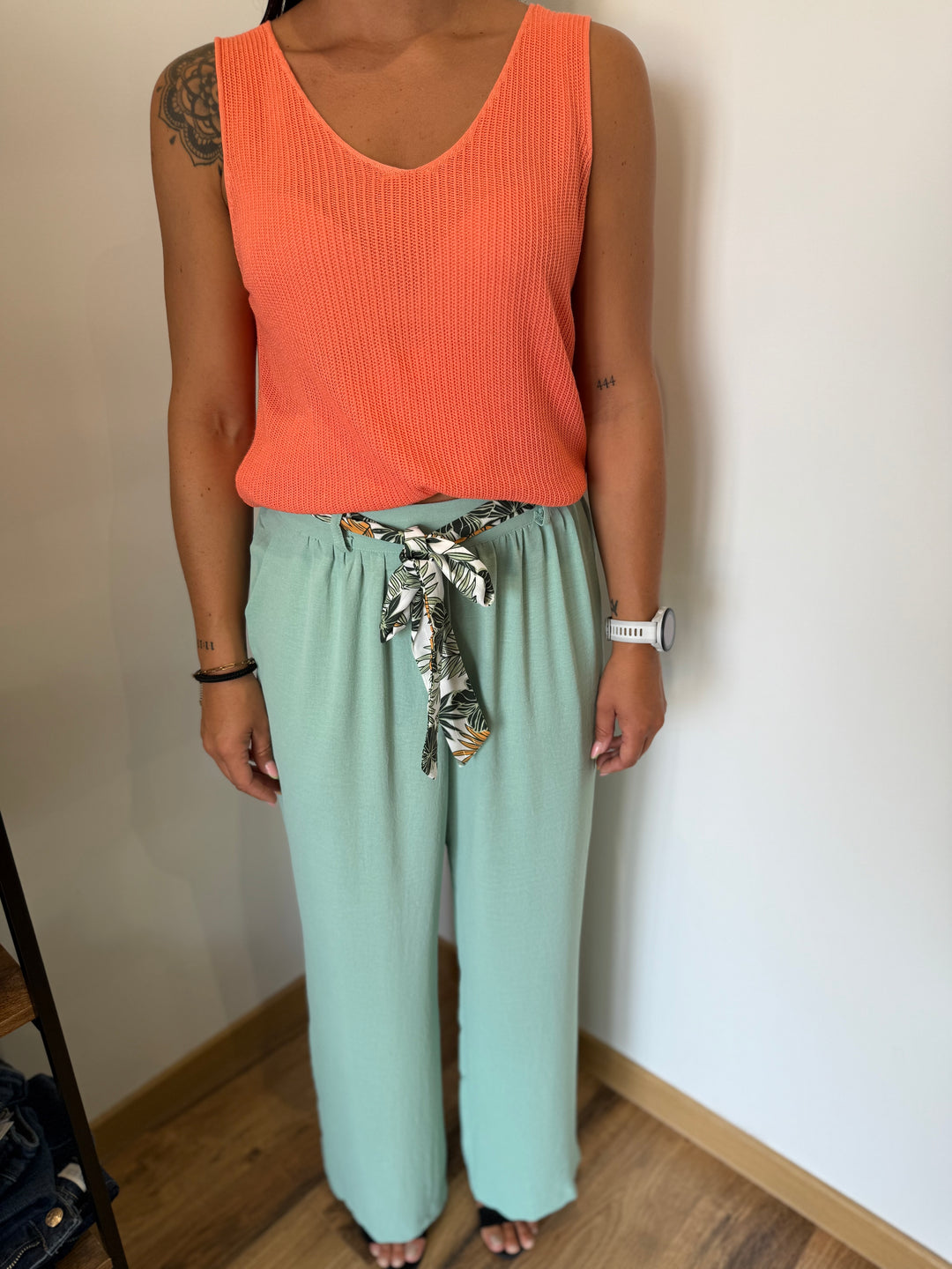 Top Odile corail