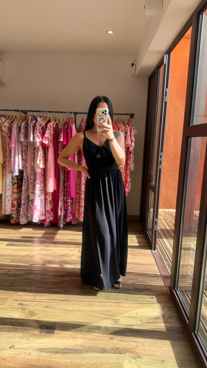 Robe longue Molly noir