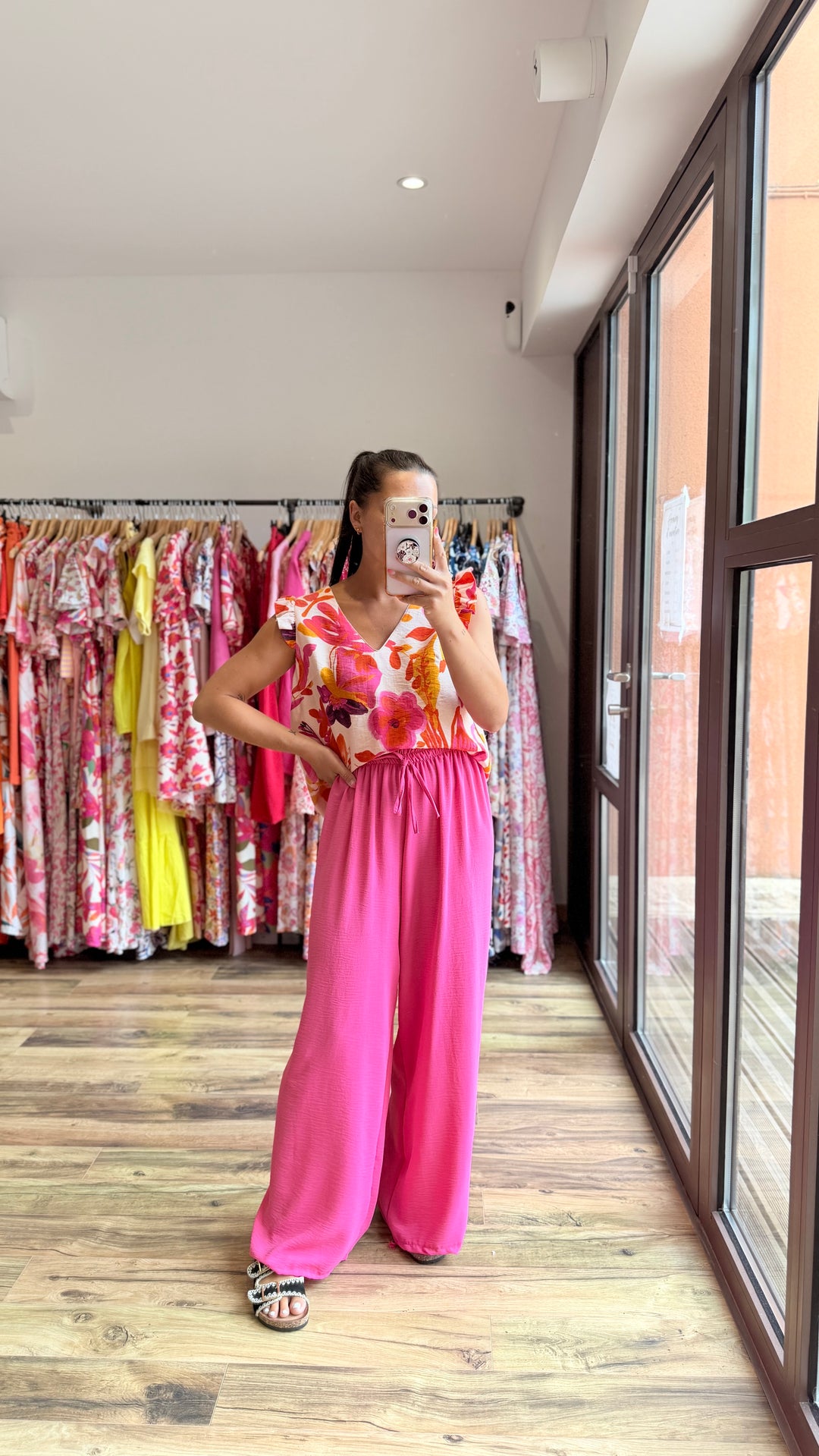 Pantalon Valentino rose